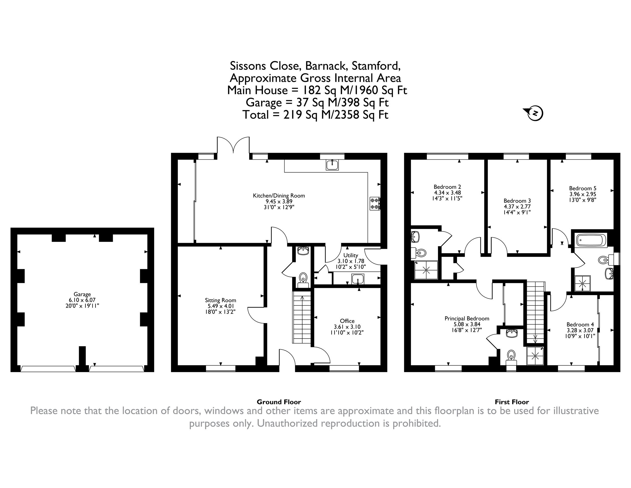 24, Sissons Close, Stamford floorplan