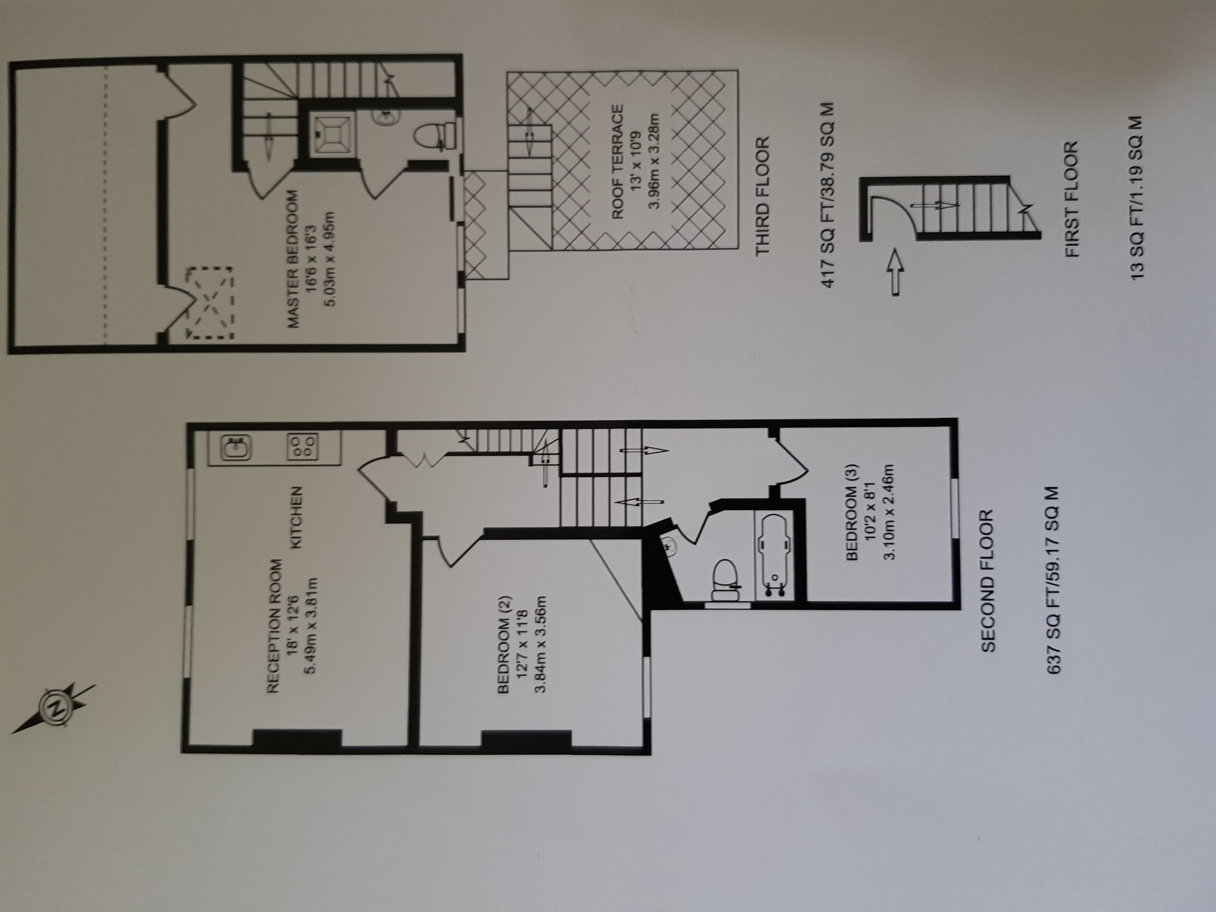 Flat C, 44, Hormead Road, London floorplan
