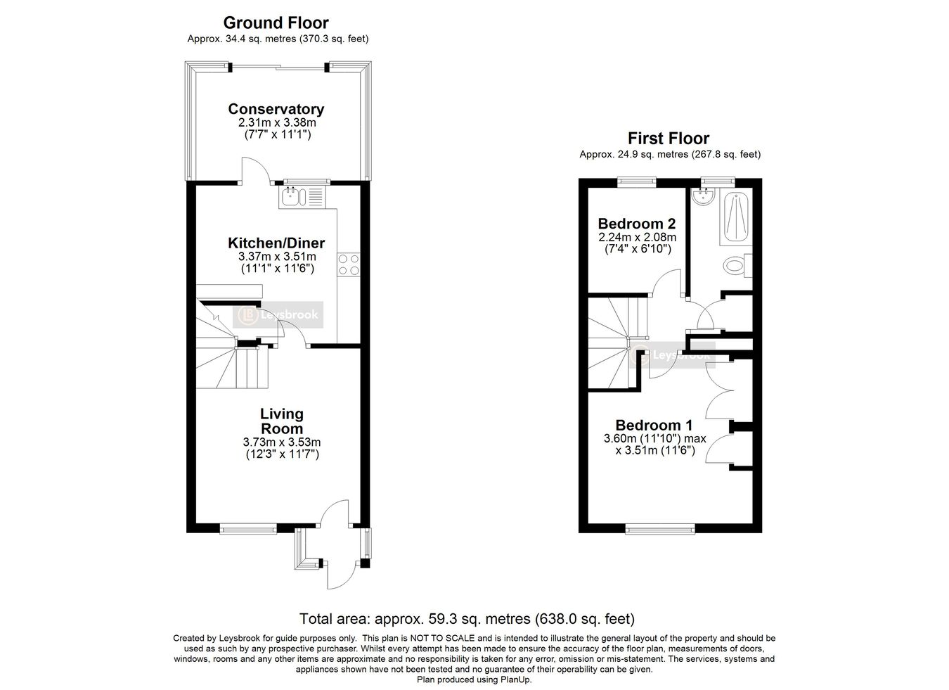 35, Icknield Way East, Baldock floorplan