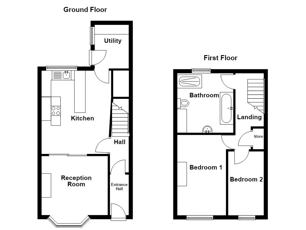 Lincoln Road, Earby floorplan