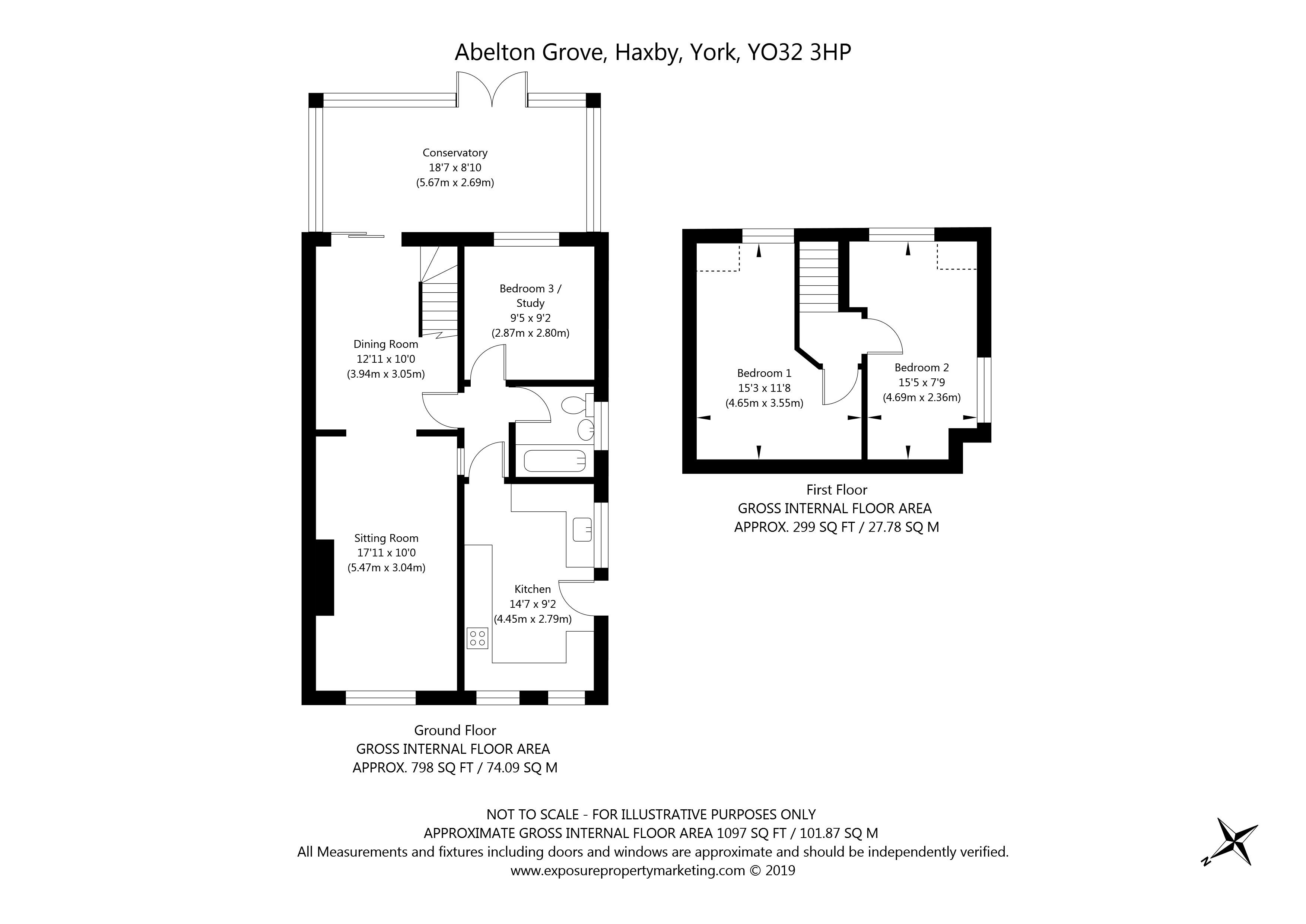 3 Bedrooms Semi-detached house for sale in Abelton Grove, Haxby, York YO32