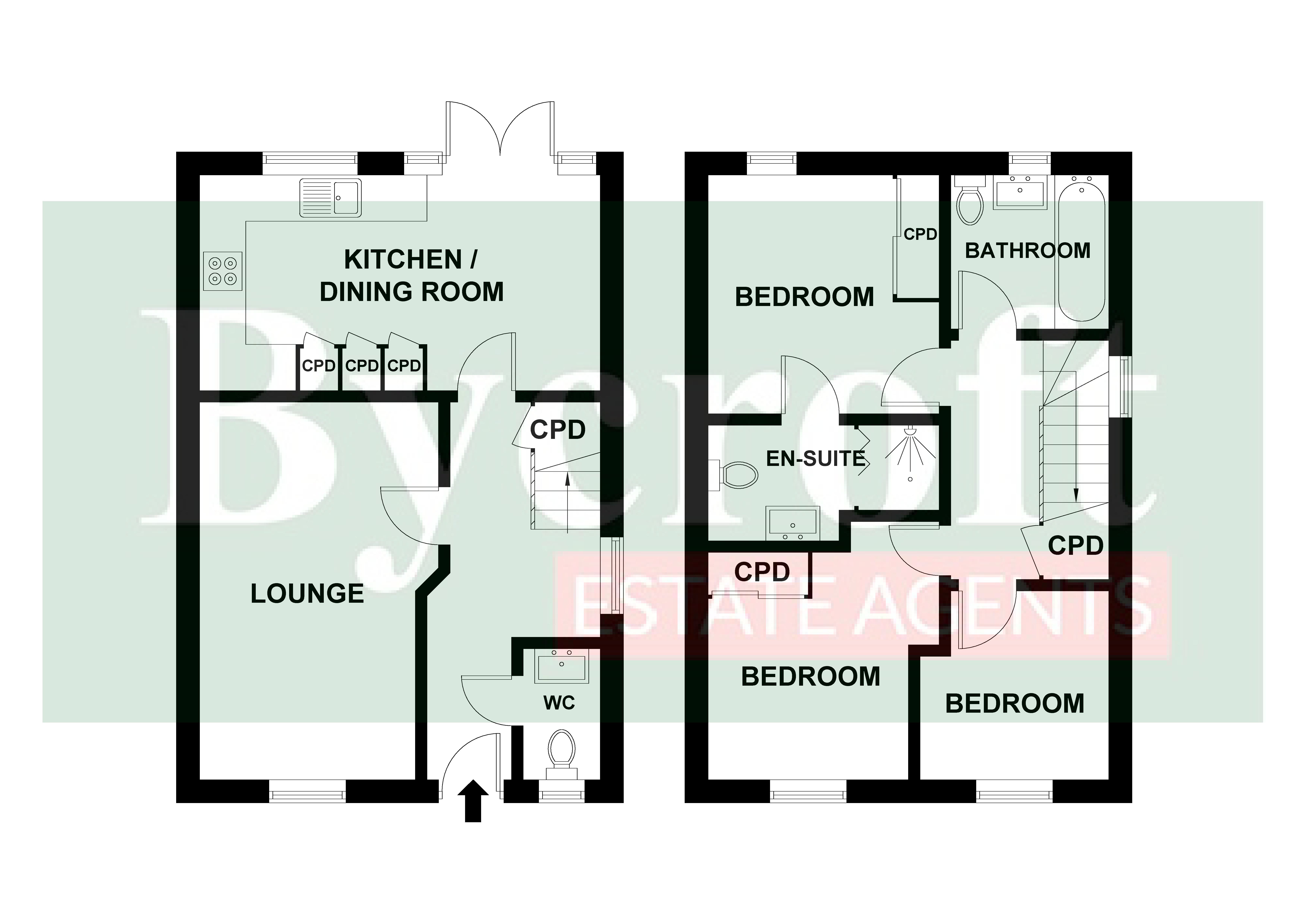 14, Sparrowhawk Close, Great Yarmouth floorplan
