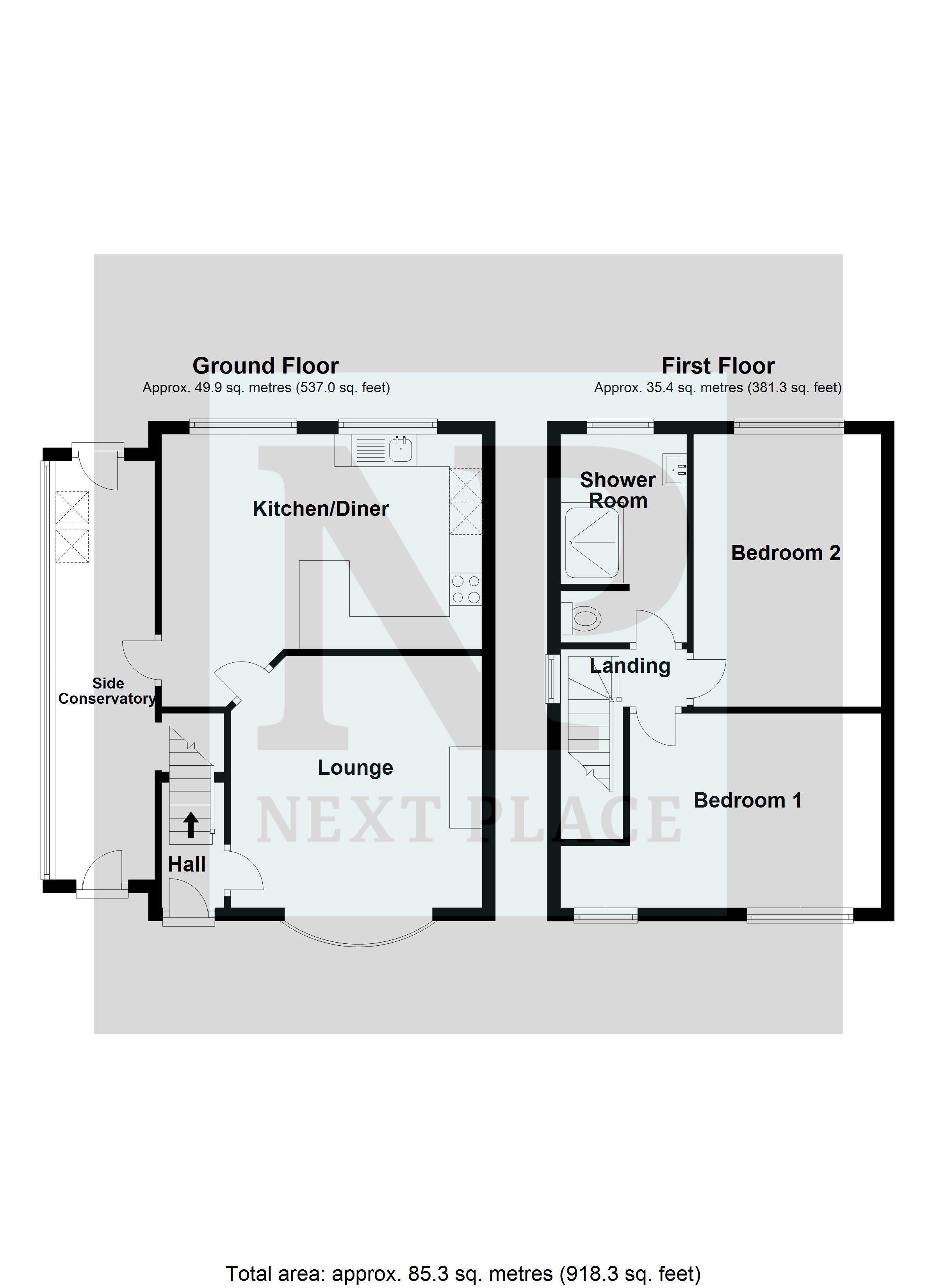 2 Bedrooms Semi-detached house for sale in Overwoods Road, Hockley, Tamworth B77