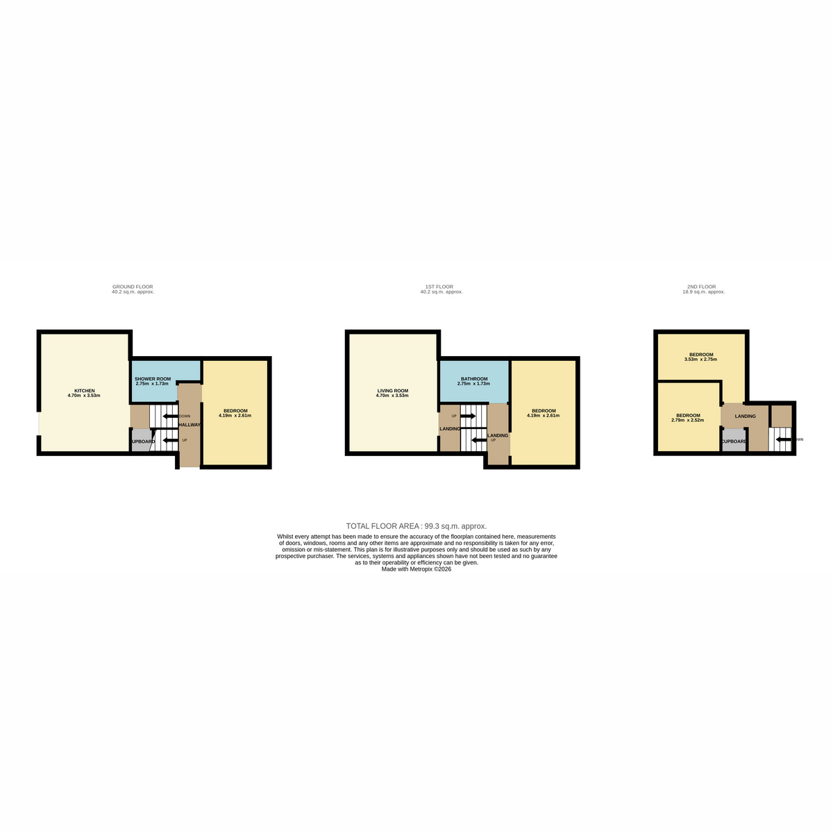 47, Brougham Gardens, Dundee floorplan