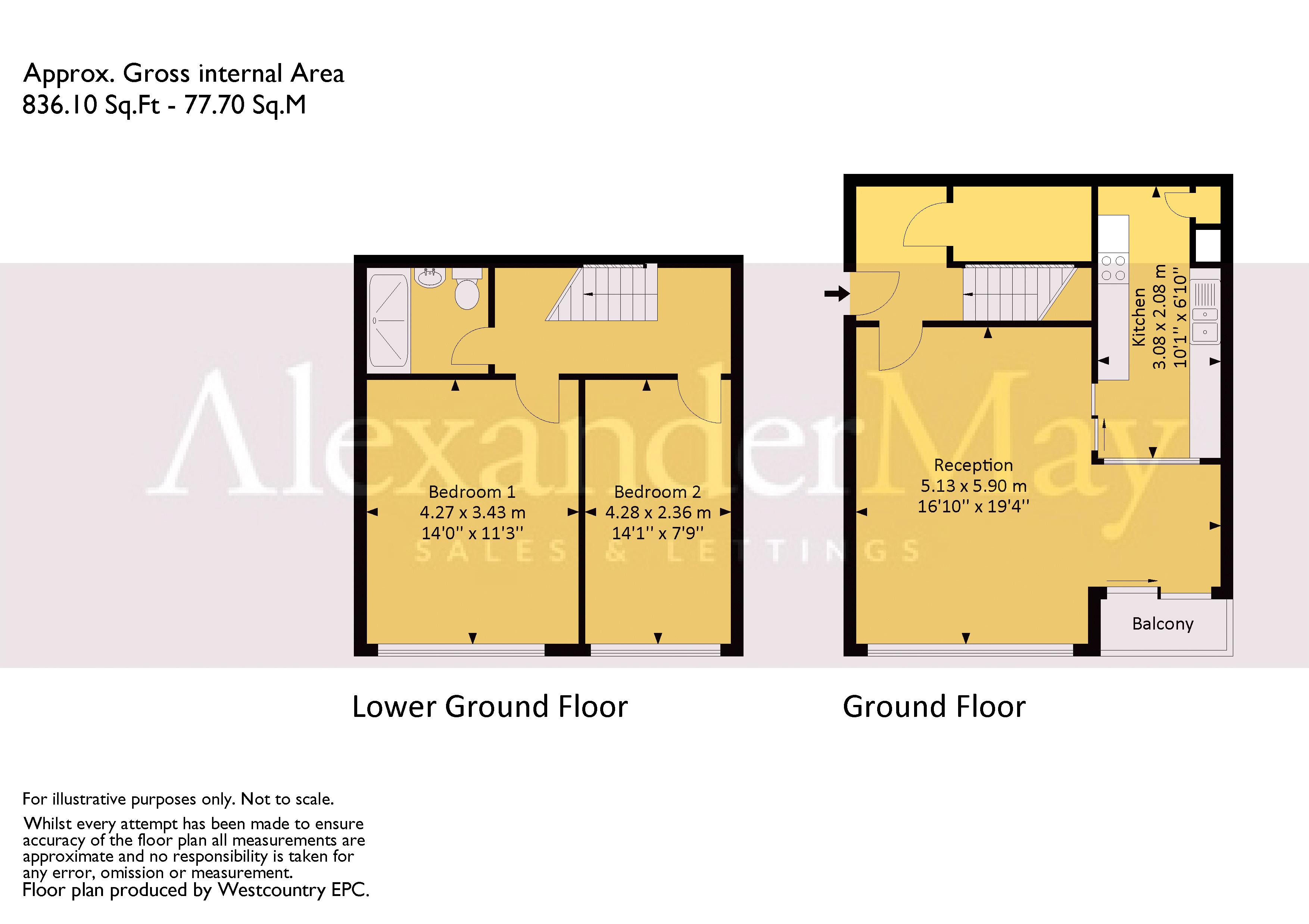 2 Bedrooms Flat for sale in Victoria Terrace, Clifton, Bristol BS8