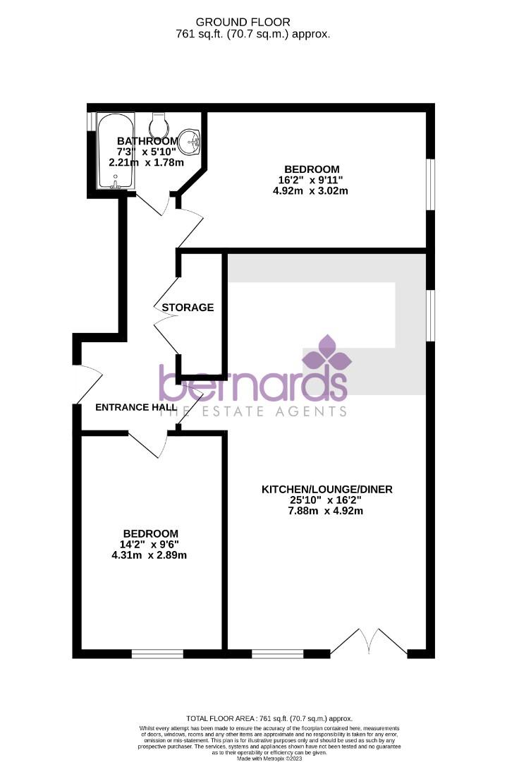 3 Florin Court, Moneyfield Avenue, Portsmouth floorplan
