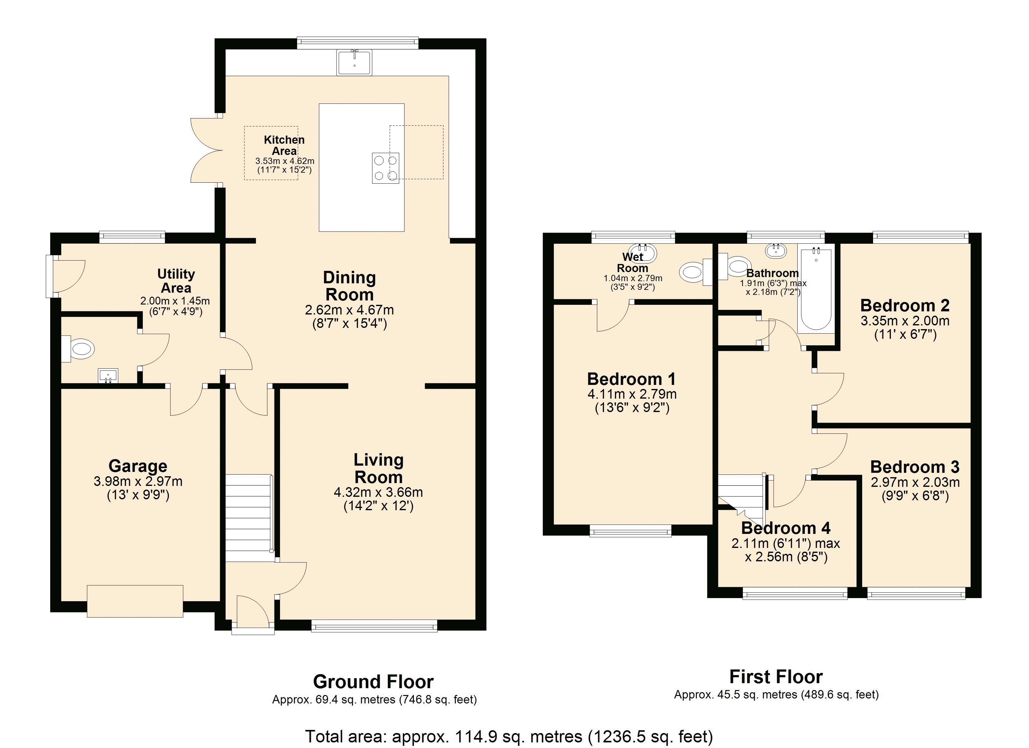 Rowan Tree Close, Accrington BB5, 4 bedroom detached house to rent