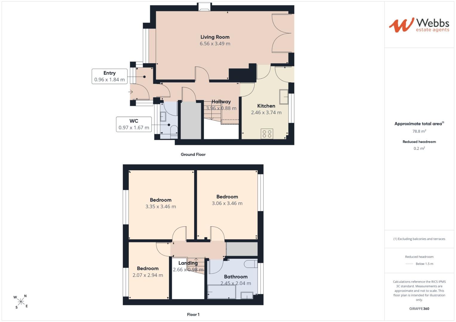 100, Alderley Crescent, Walsall floorplan