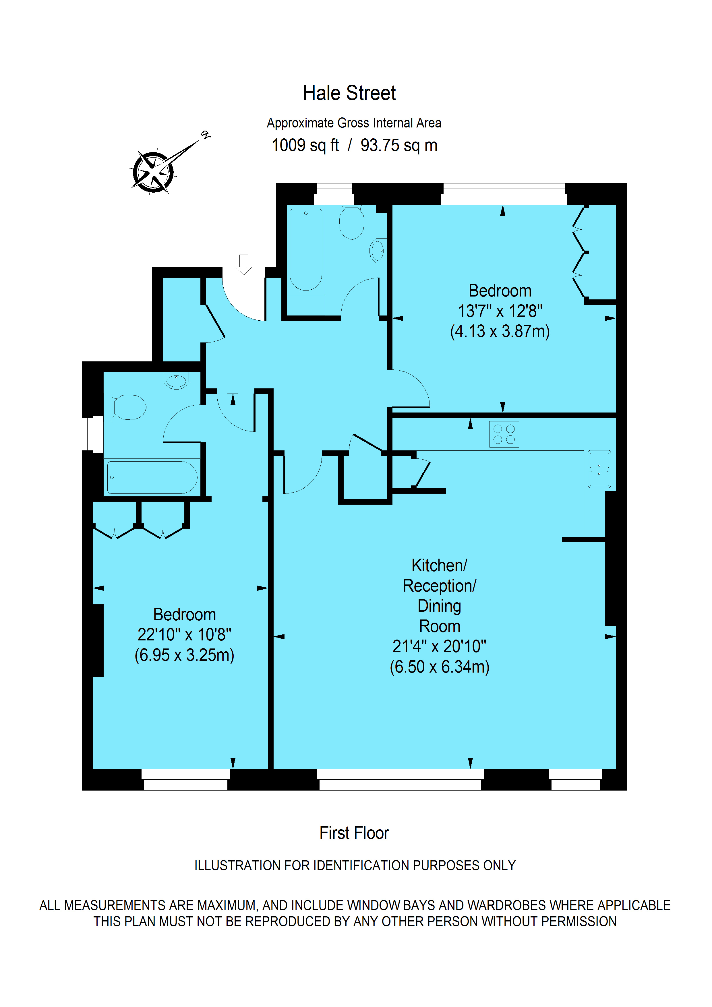 2 Bedrooms Flat to rent in Blomfield House, 4 Hale Street, Docklands E14