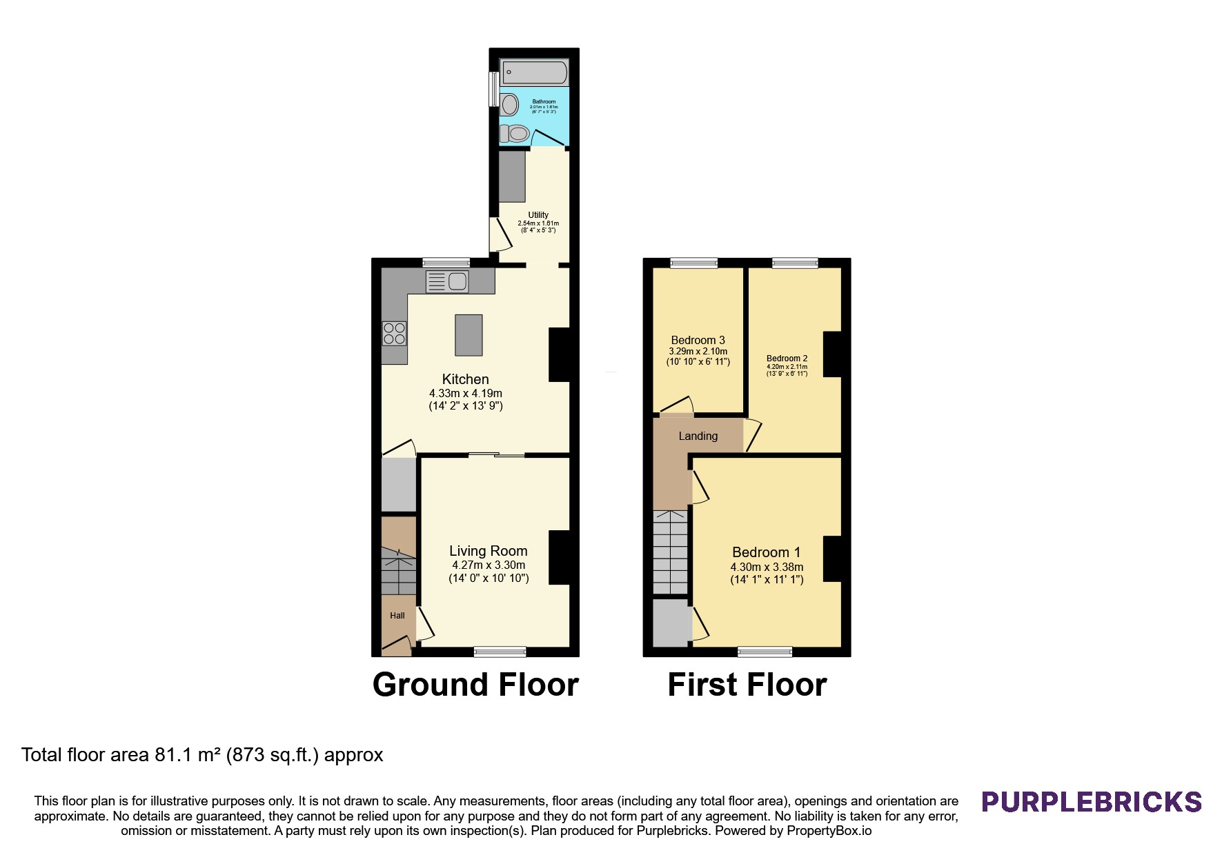 Crossley Street, Wakefield floorplan