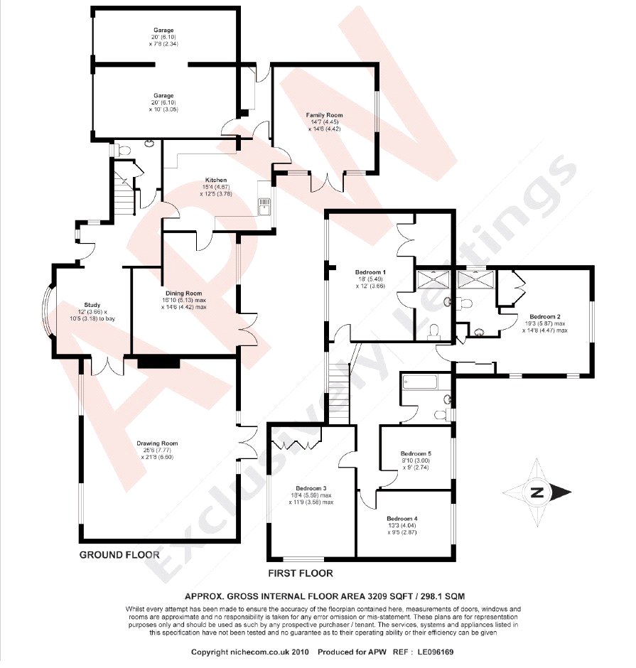 Squirrels,, Fairmile Park Road, Surrey floorplan