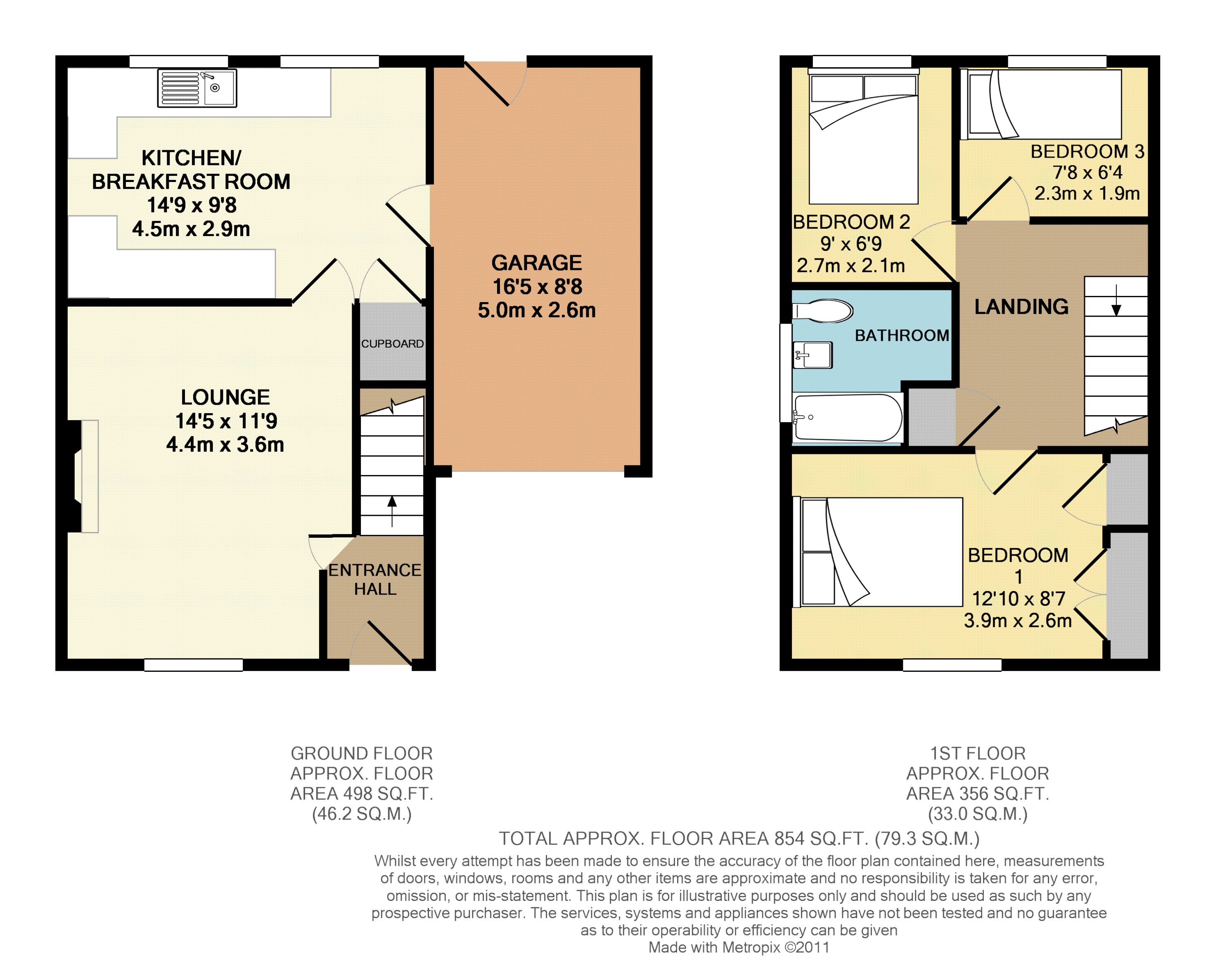 32, Coriander Way, Swindon floorplan