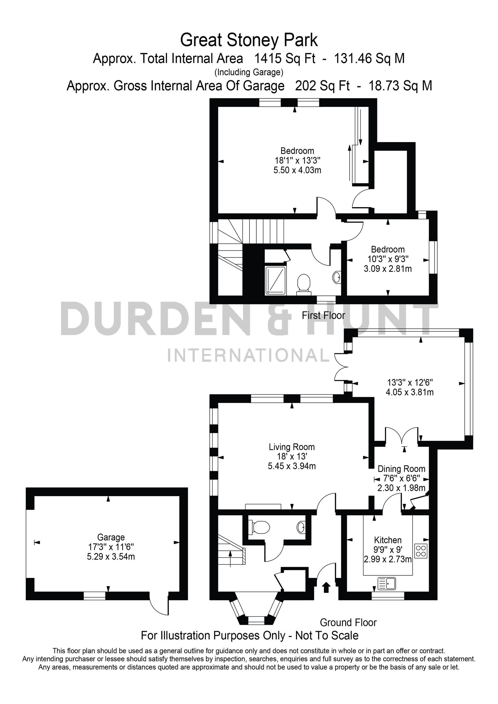 1 Great Stony Park, Ongar floorplan