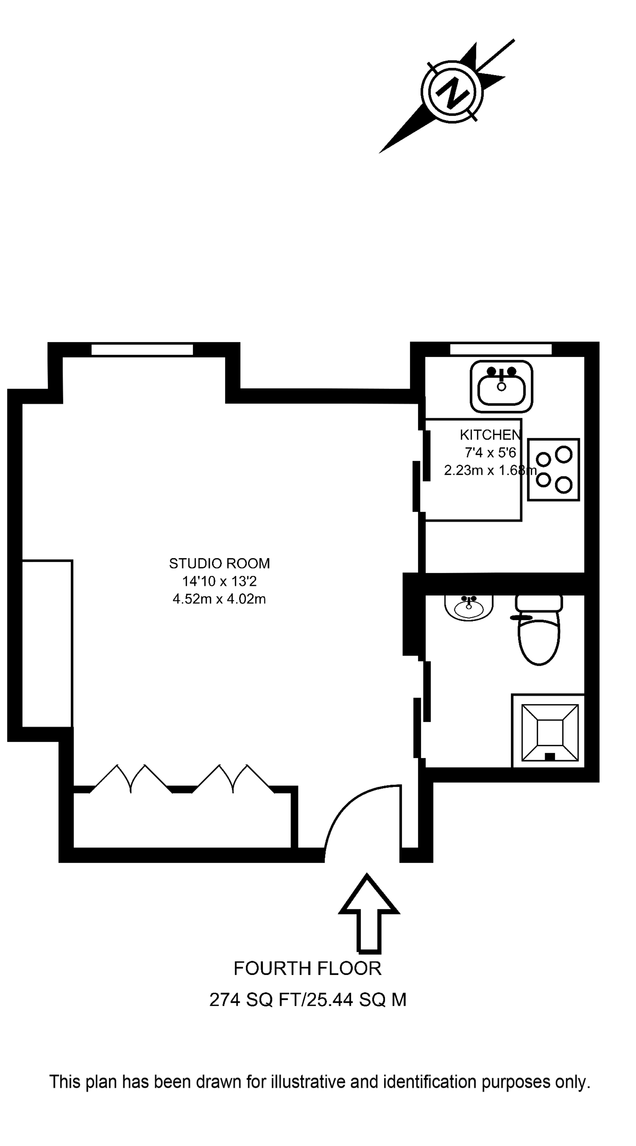 Crane Court, City floorplan