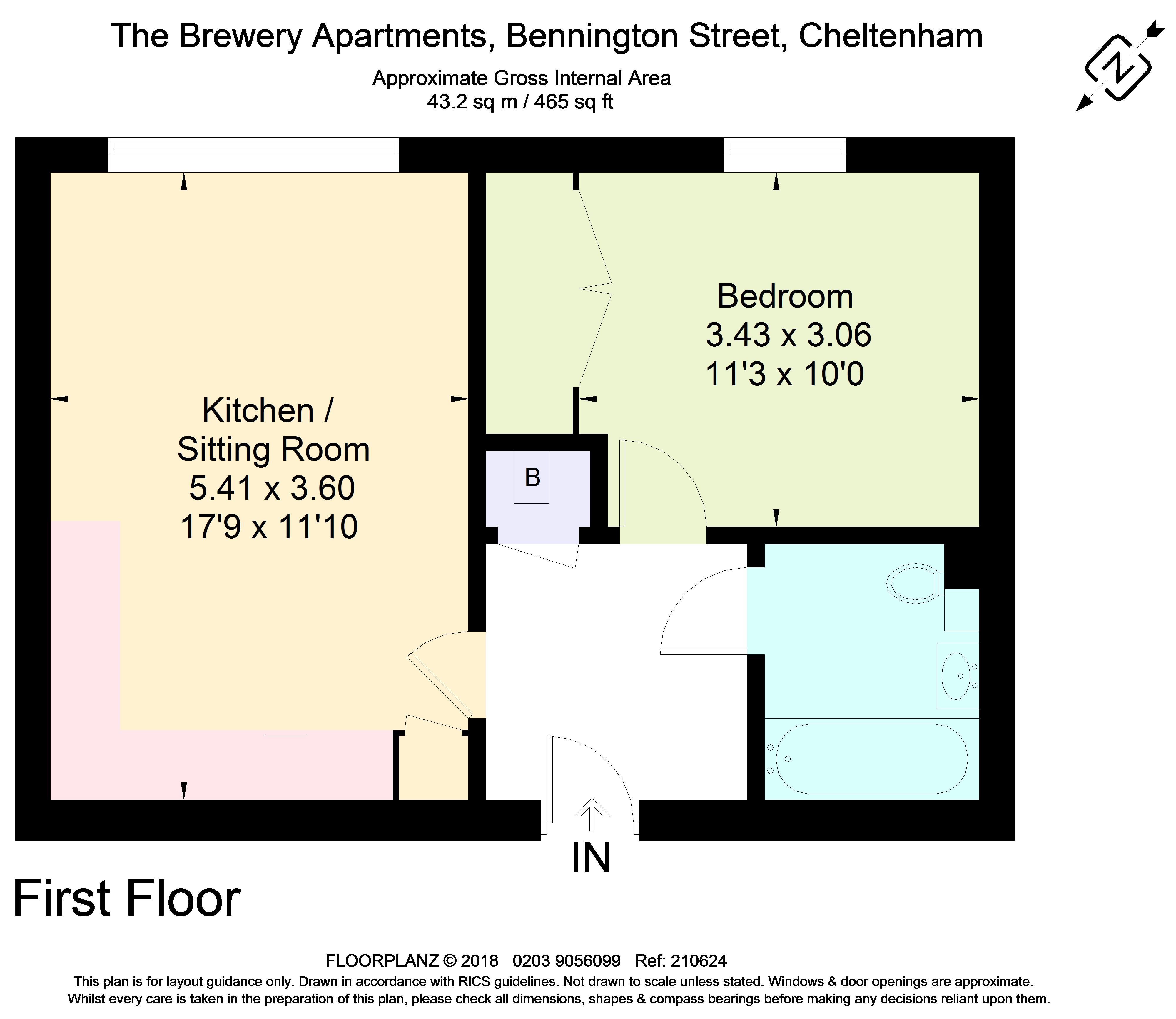 1 Bedrooms Flat to rent in Bennington Street, Cheltenham GL50