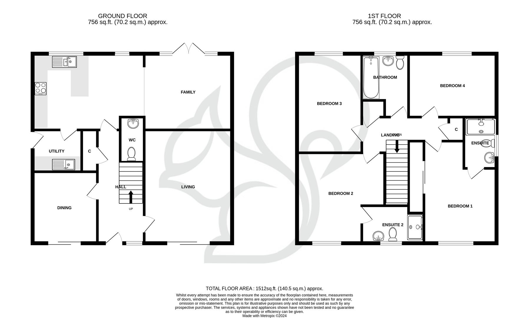 28, Bourne Brook View, Colchester floorplan