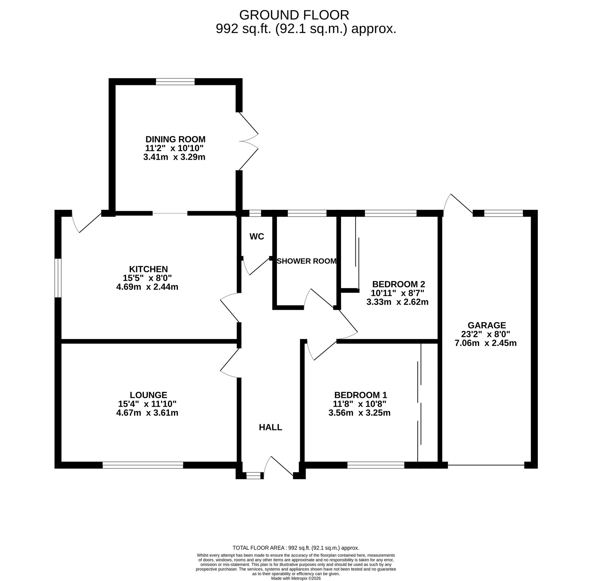 The Beeches, Whitchurch floorplan