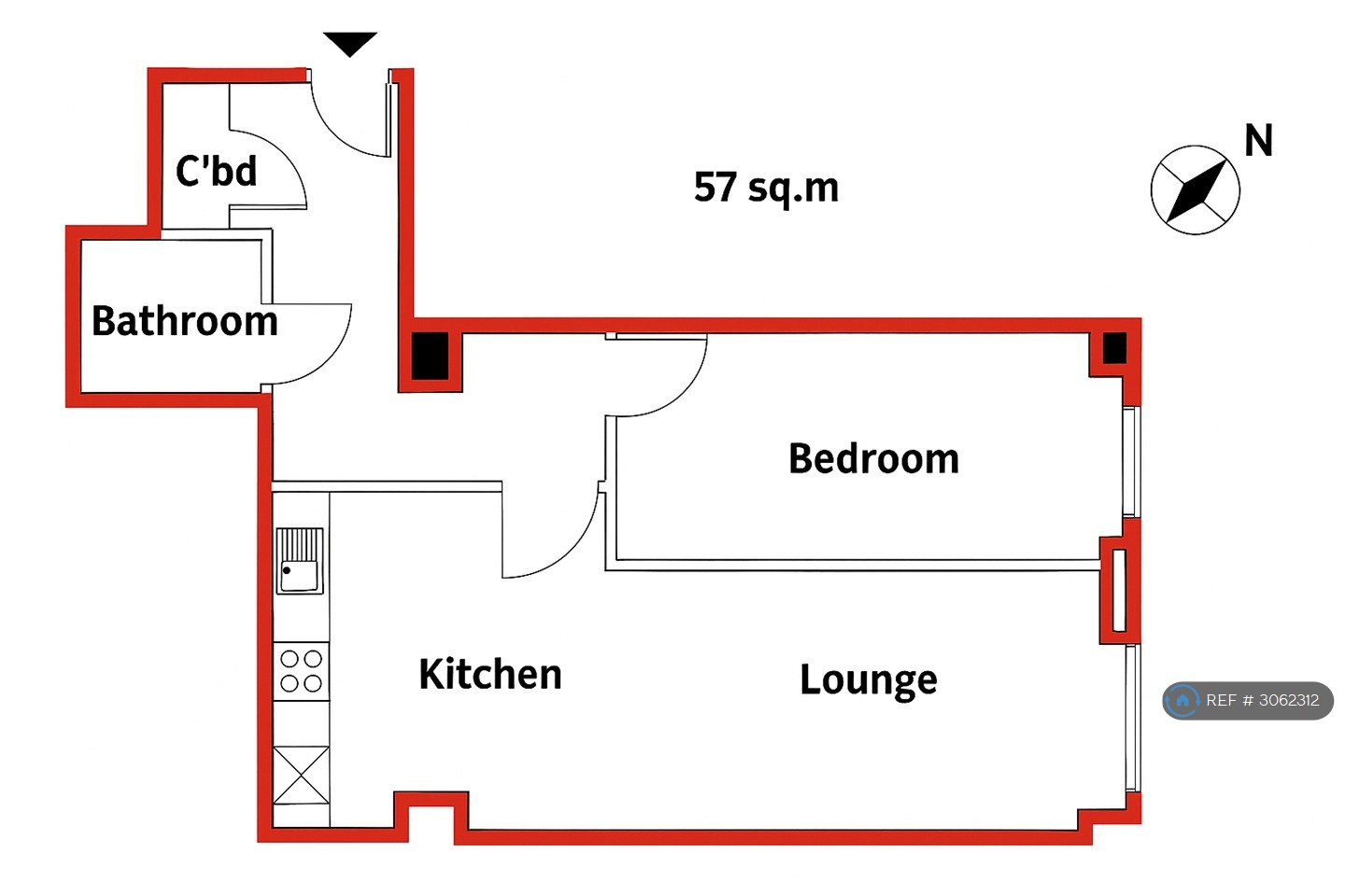 Flat, St Cuthberts House Upper King Street, Norwich floorplan