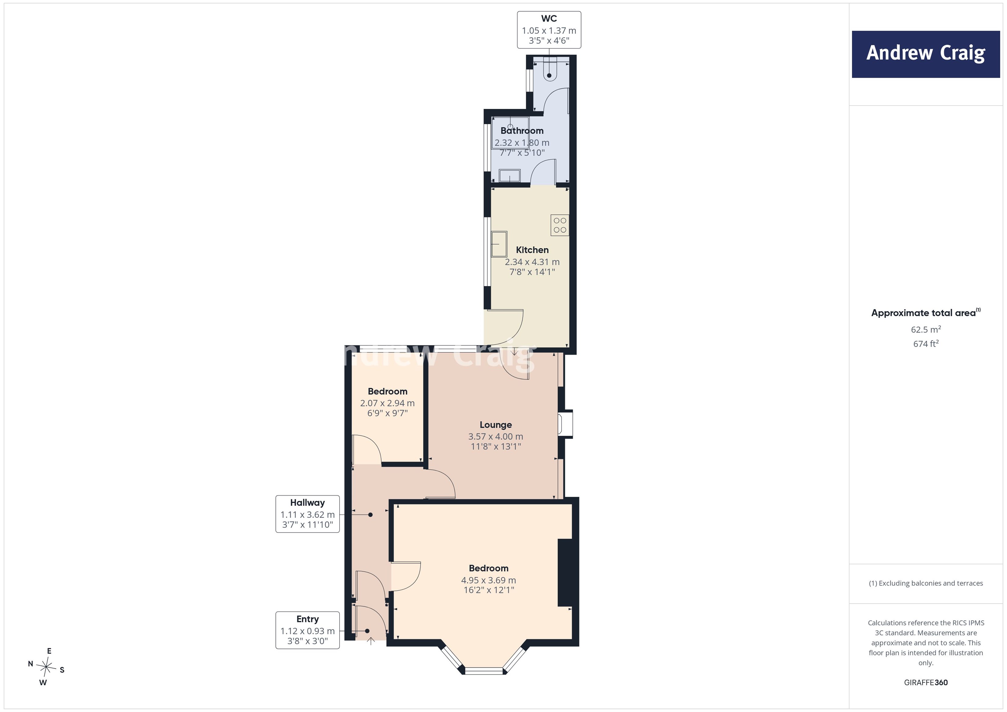 64 Bright Street, Sunderland floorplan
