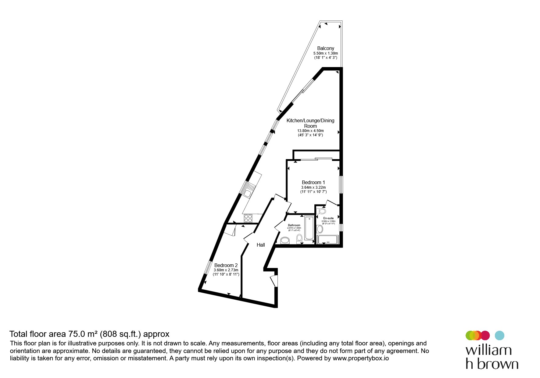 Flat 3, 3, Victoria Road, Chelmsford floorplan