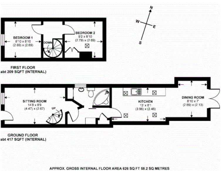 2 Bedrooms Semi-detached house for sale in Sandy Lane, Woking GU22