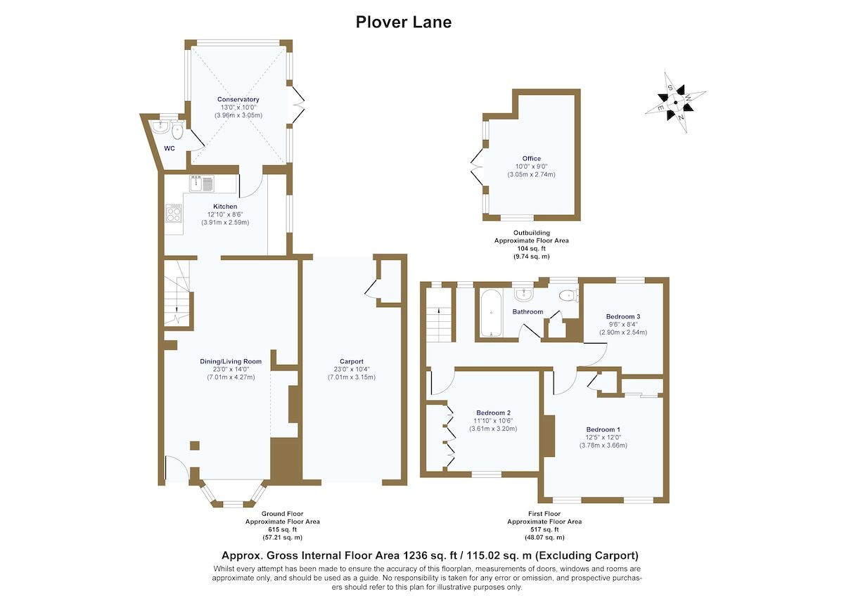 2 Plovers Cottage, Plover Lane, Hook floorplan