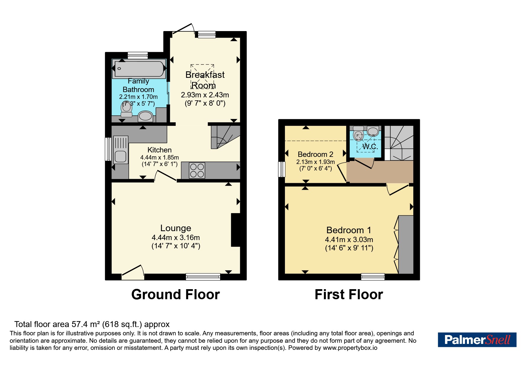 11, Waterloo, Bridgwater floorplan