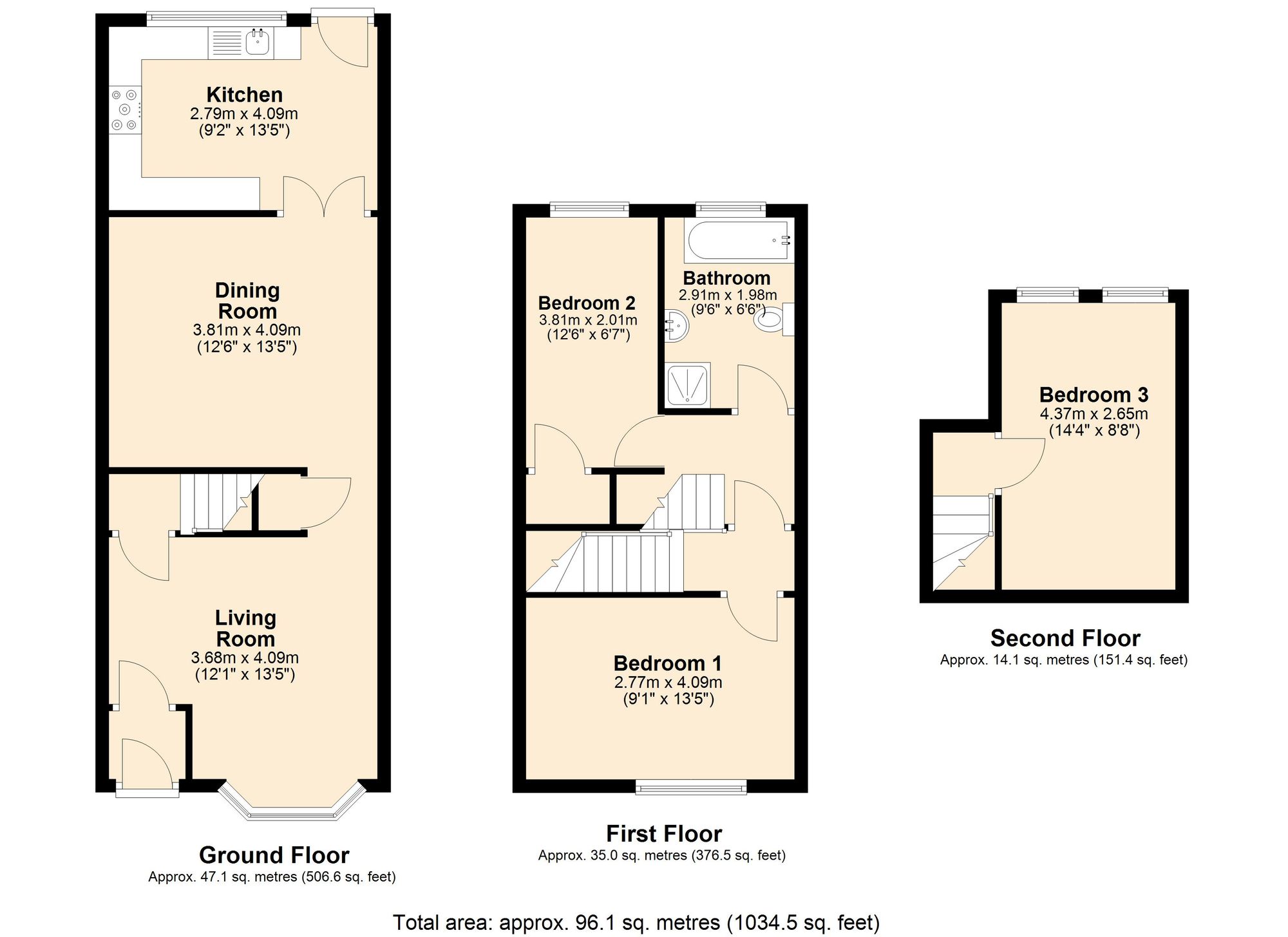 39 Whalley Road, Accrington floorplan