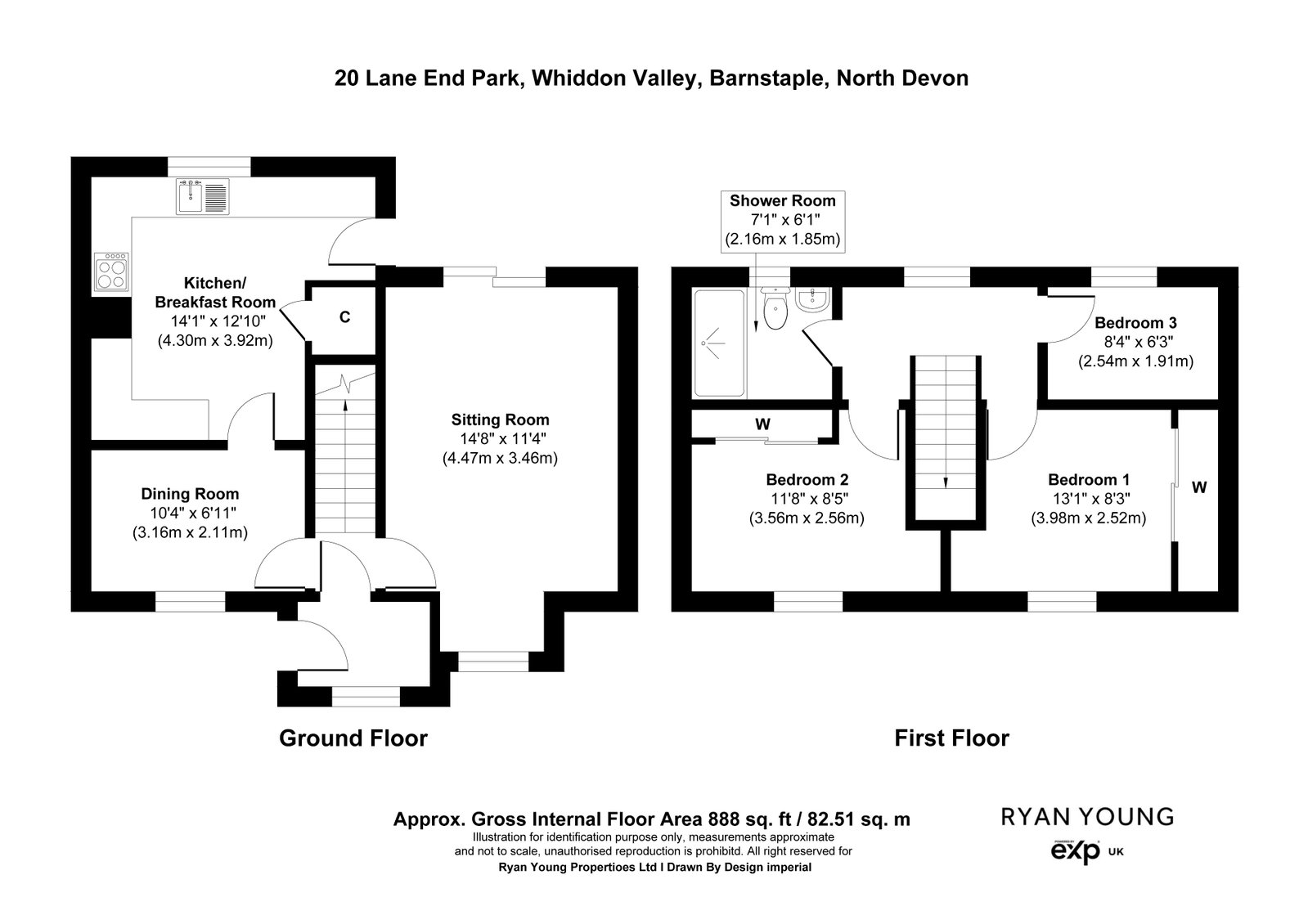 20, Lane End Park, Barnstaple floorplan