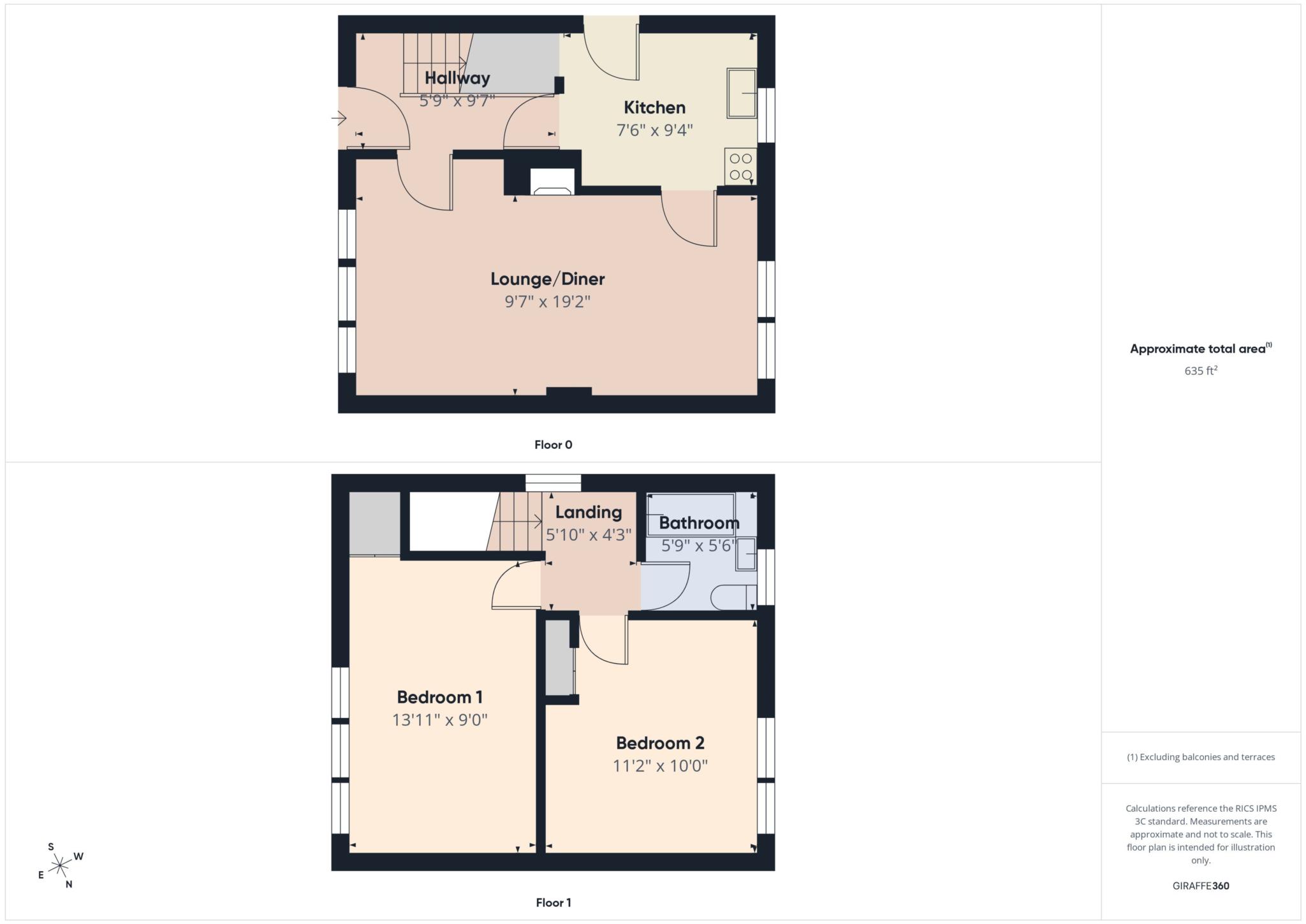 Bennetts Wood, Dorking floorplan