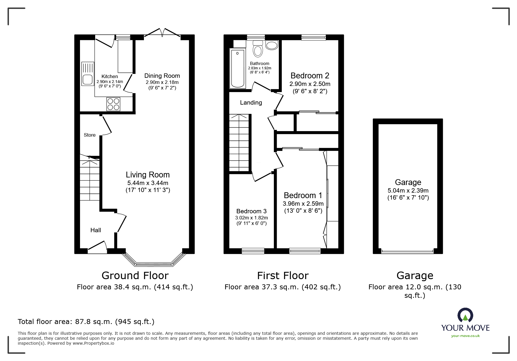 36, Bronze Close, West Sussex floorplan