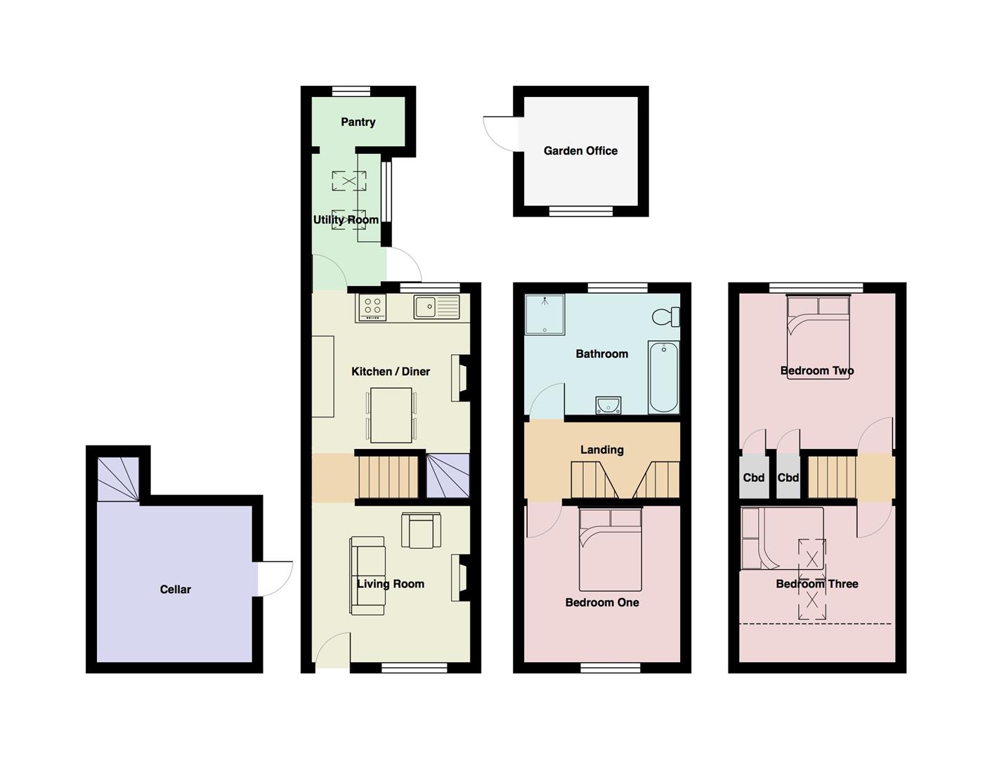 3 Bedrooms Terraced house for sale in Windermere Road, Lancaster LA1