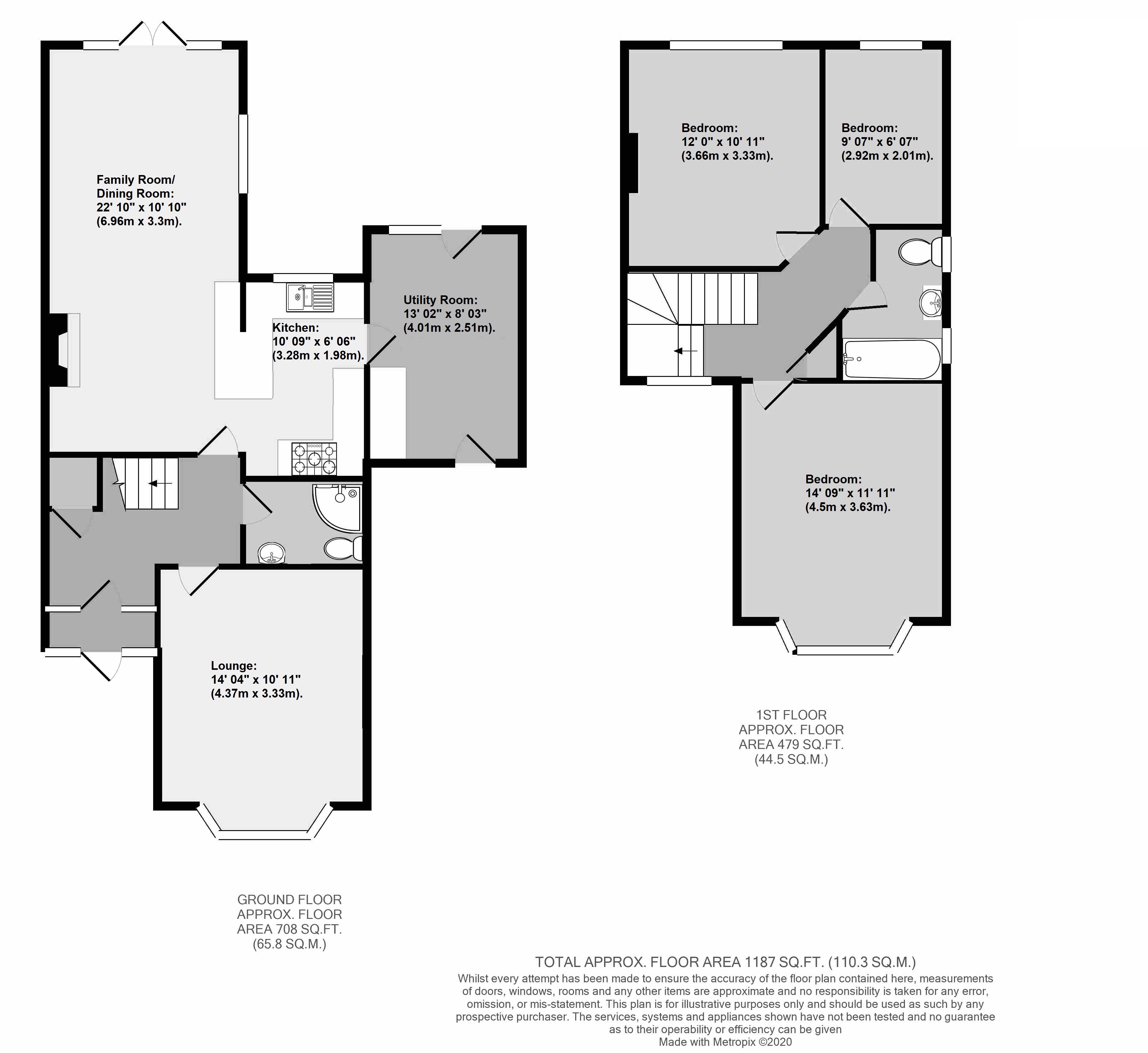 65, Repton Road, Orpington floorplan