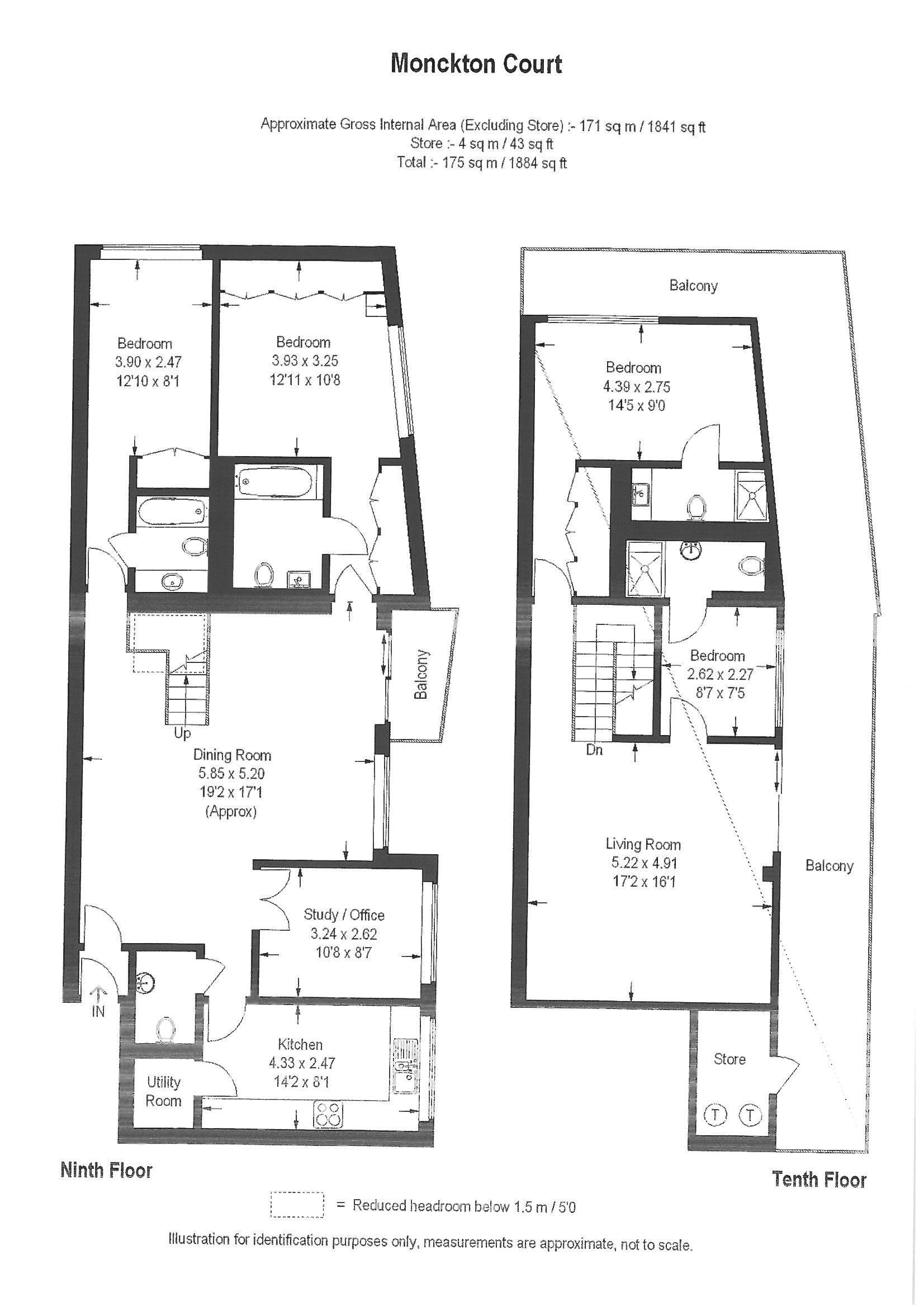 4 Bedrooms Flat to rent in Monckton Court, Strangways Terrace, London W14