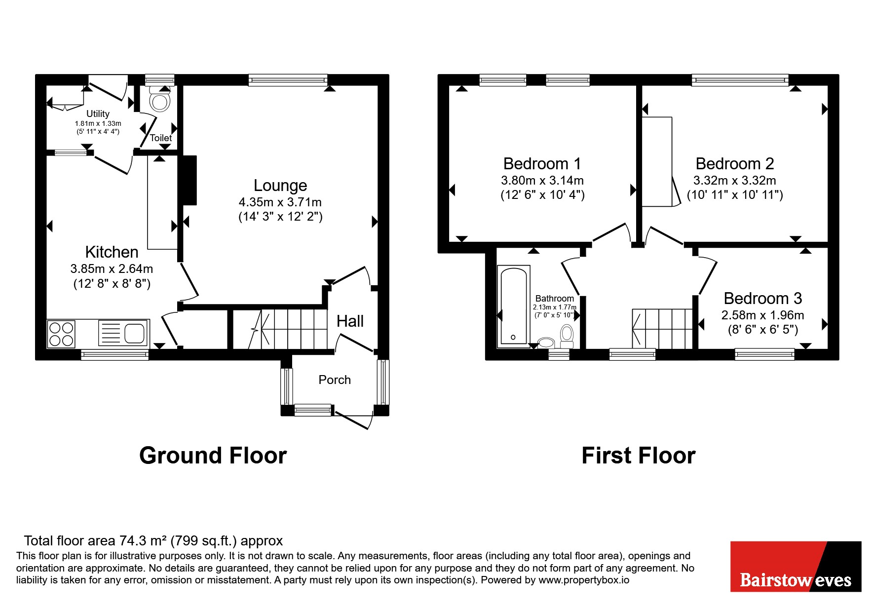 532, Beechdale Road, Nottinghamshire floorplan