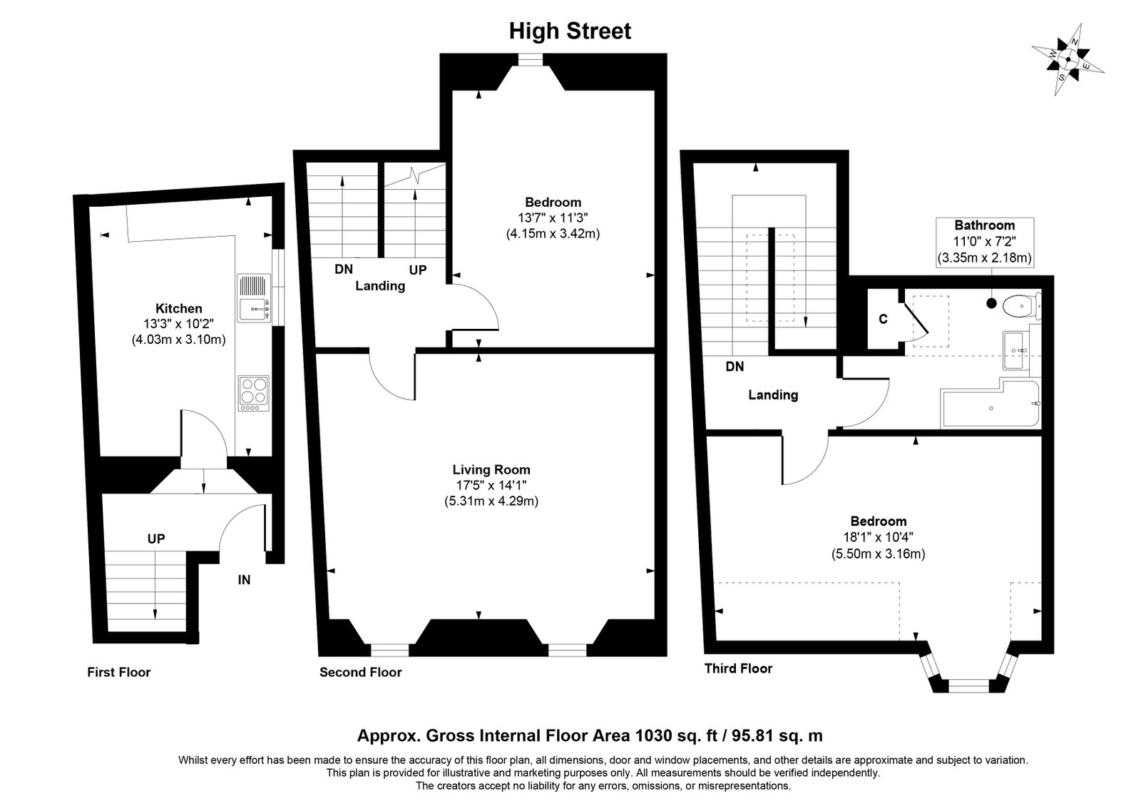 111, High Street, Burntisland floorplan