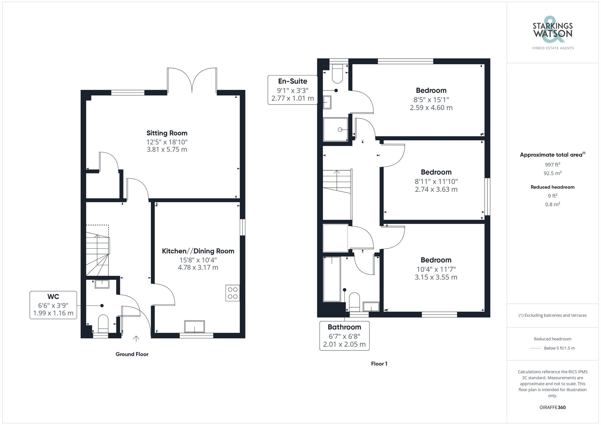 1 Smockmill Close, Norwich floorplan
