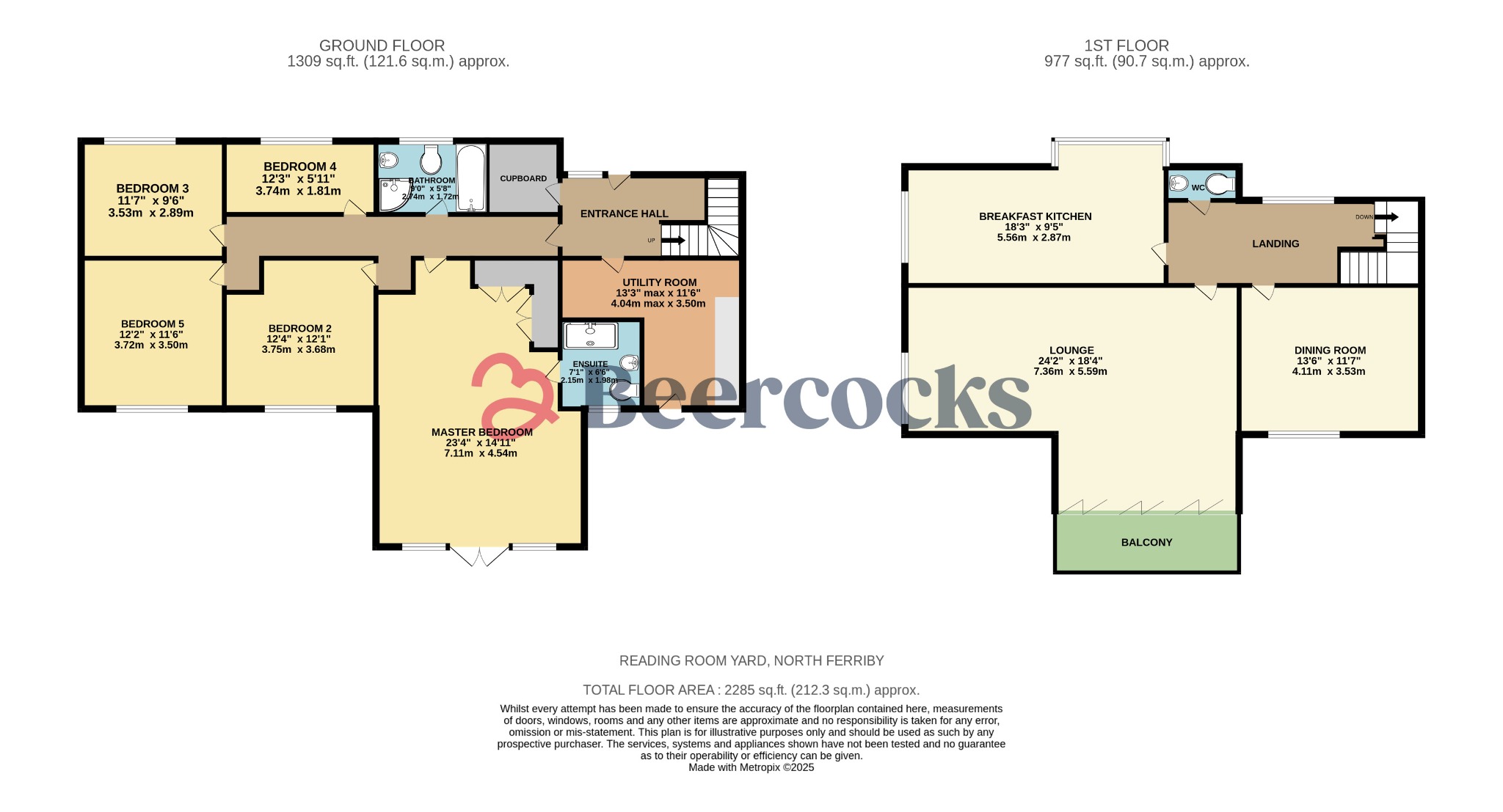4 Reading Room Yard, North Ferriby, East Riding Of Yorkshire floorplan