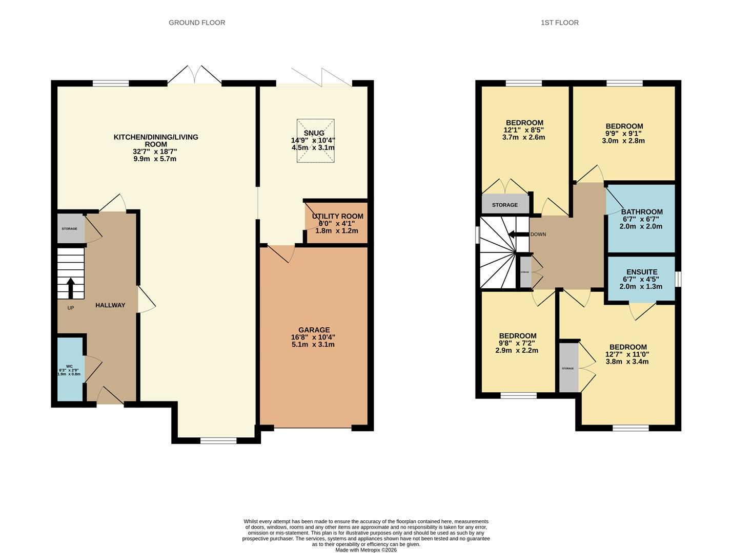 8, Wellingborough Road, Little Harrowden floorplan