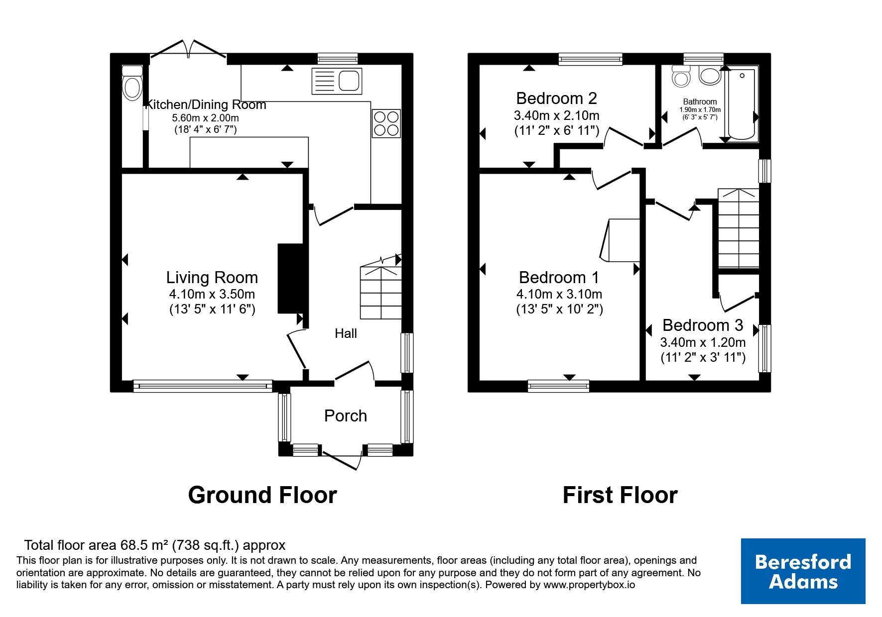 173, Butterbache Road, Cheshire floorplan