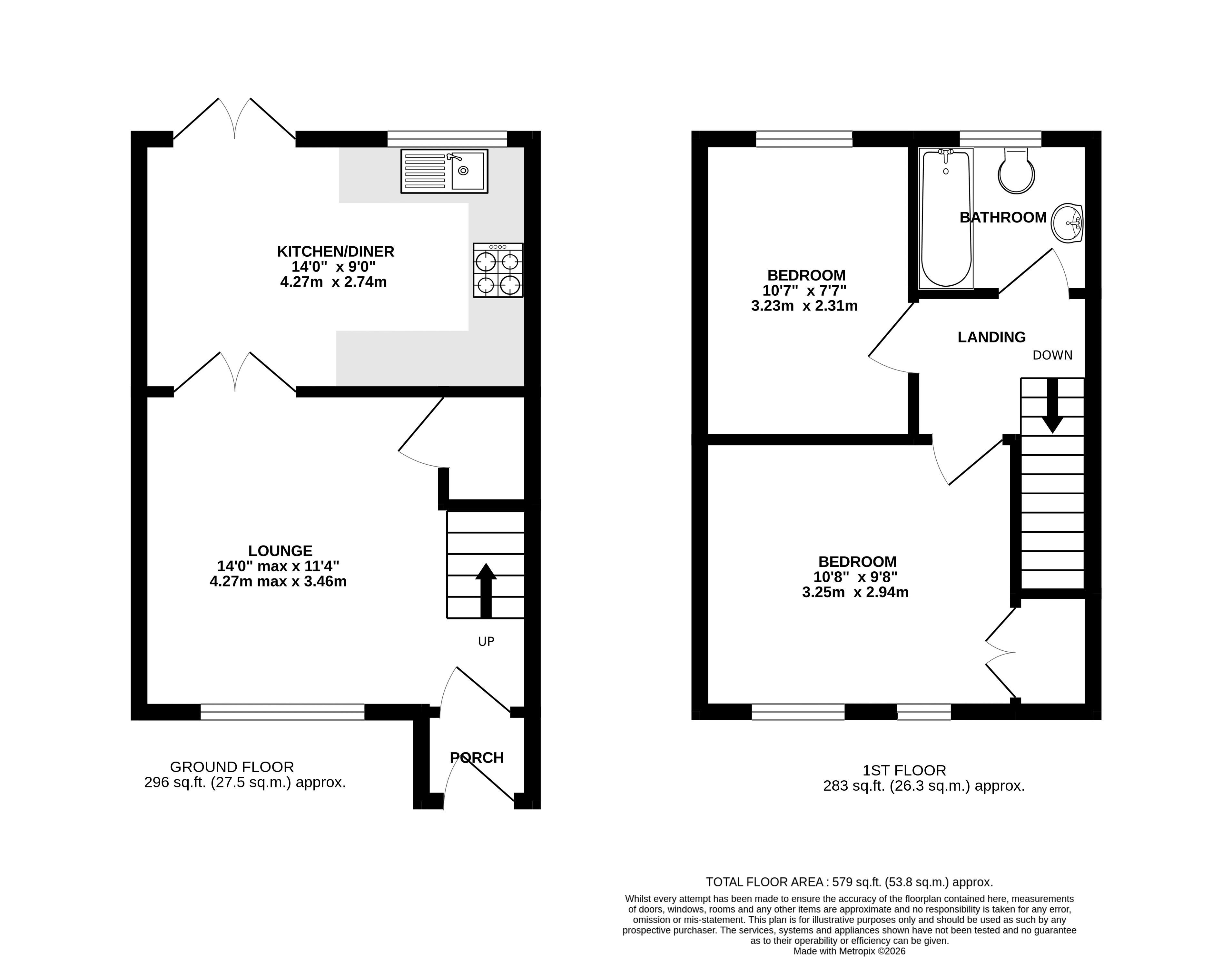 11, Oxen Park Close, Lincoln floorplan