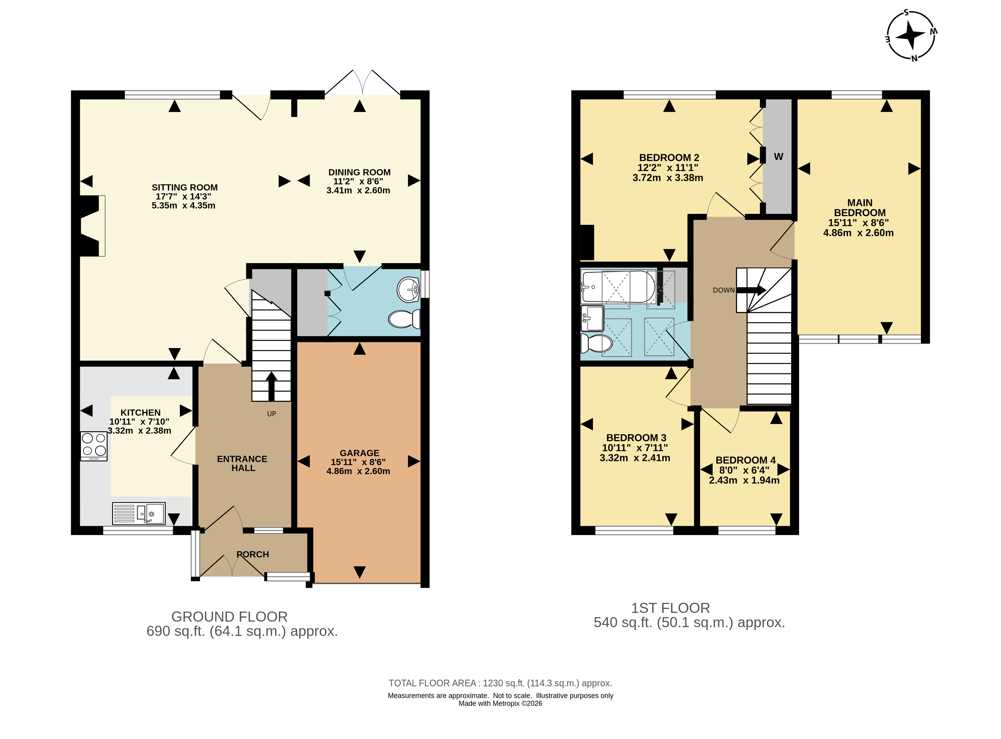5 Redlands Cottages,, Norfolk Lane, Dorking floorplan