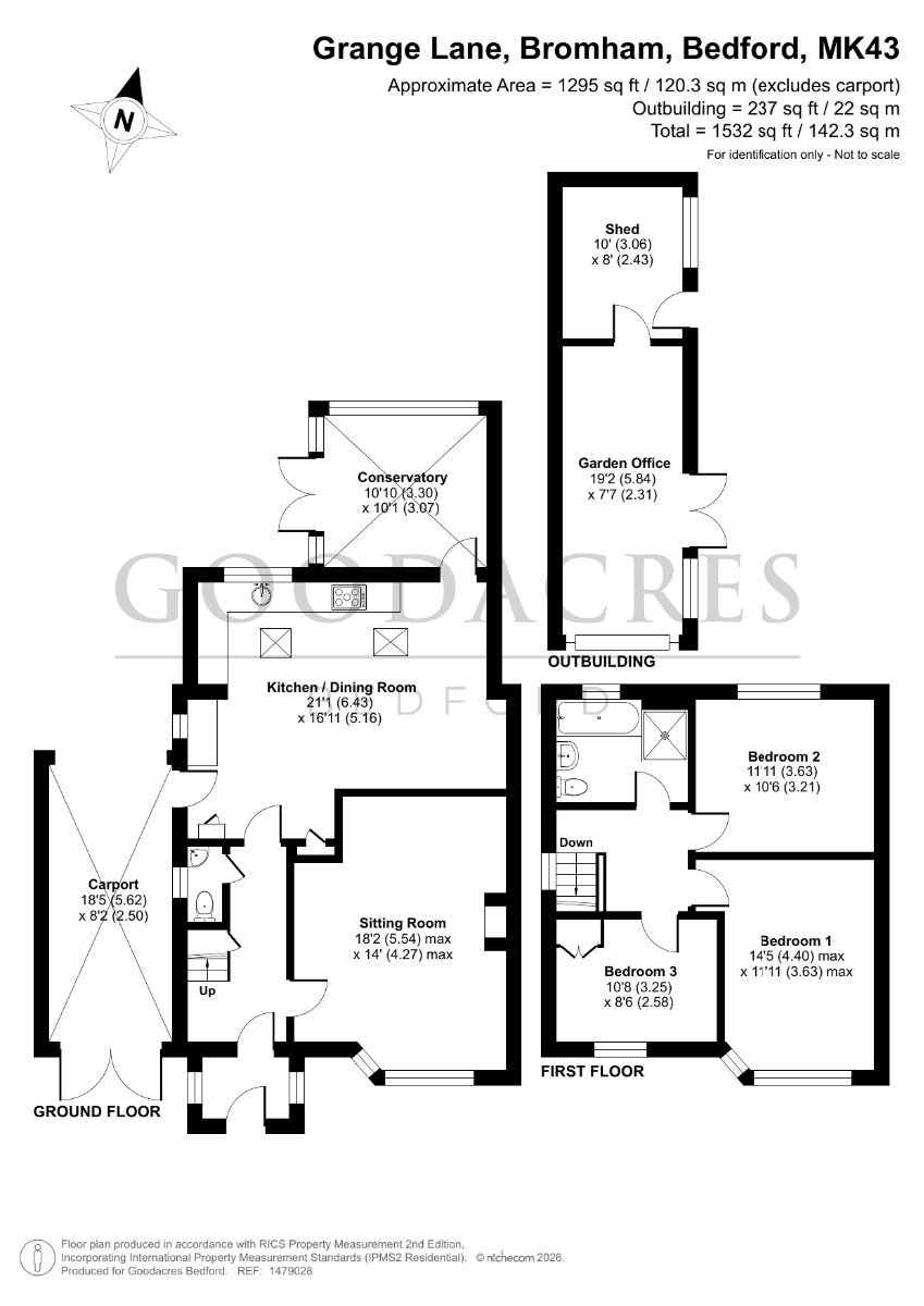 50 Grange Lane, Bedford floorplan