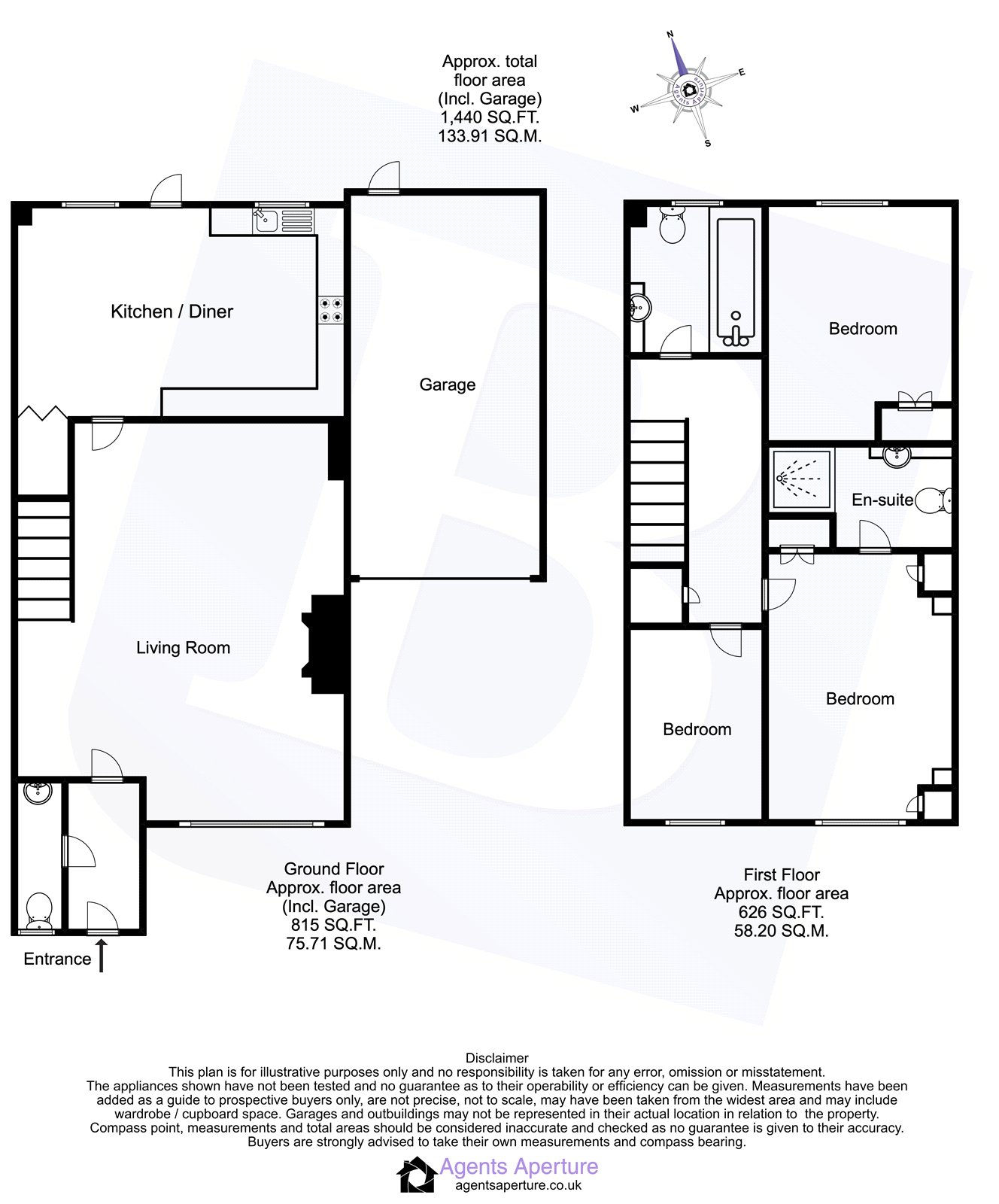 13, Cole Avenue, Grays floorplan