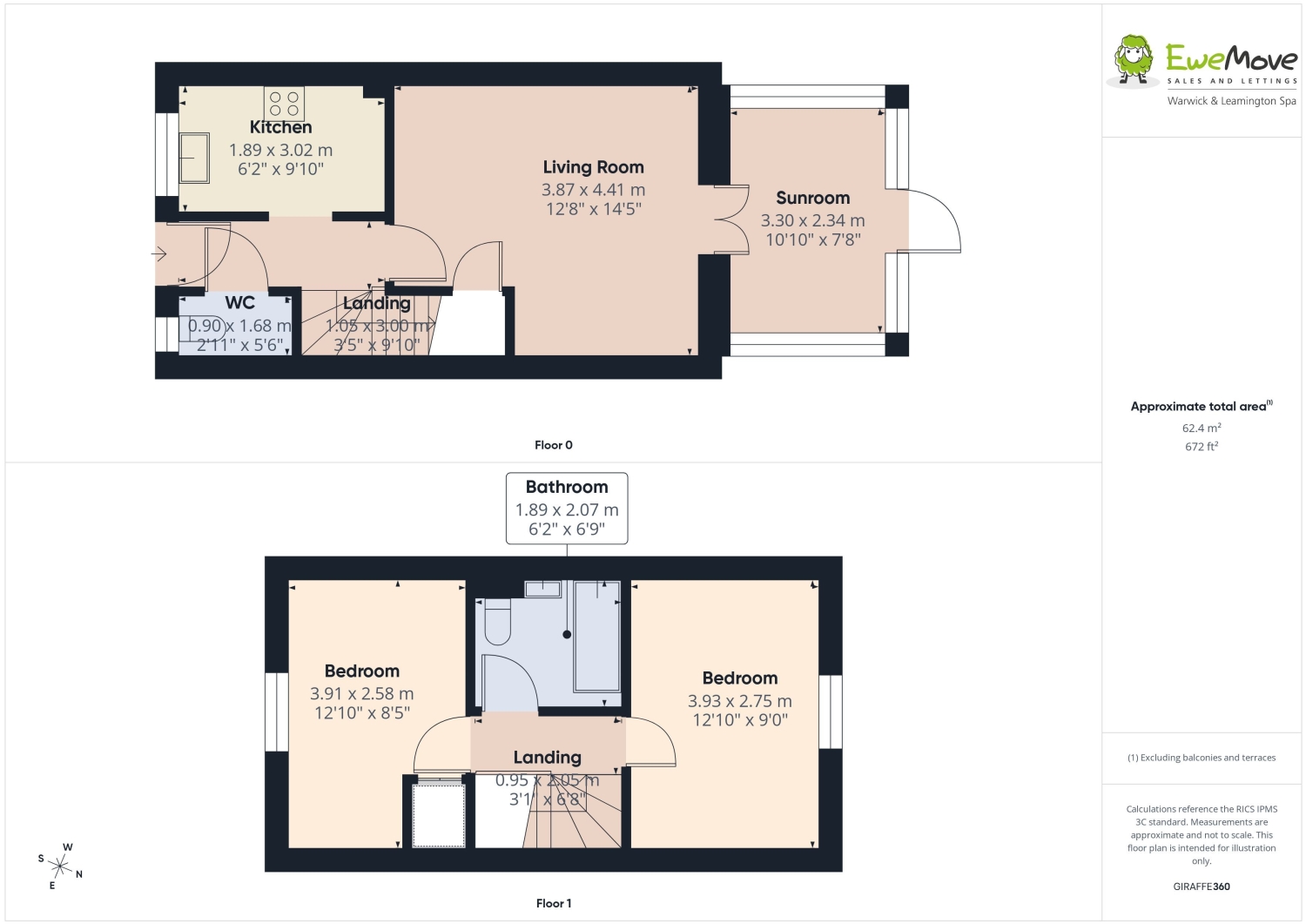 12, Rideau Road, Stratford-Upon-Avon floorplan