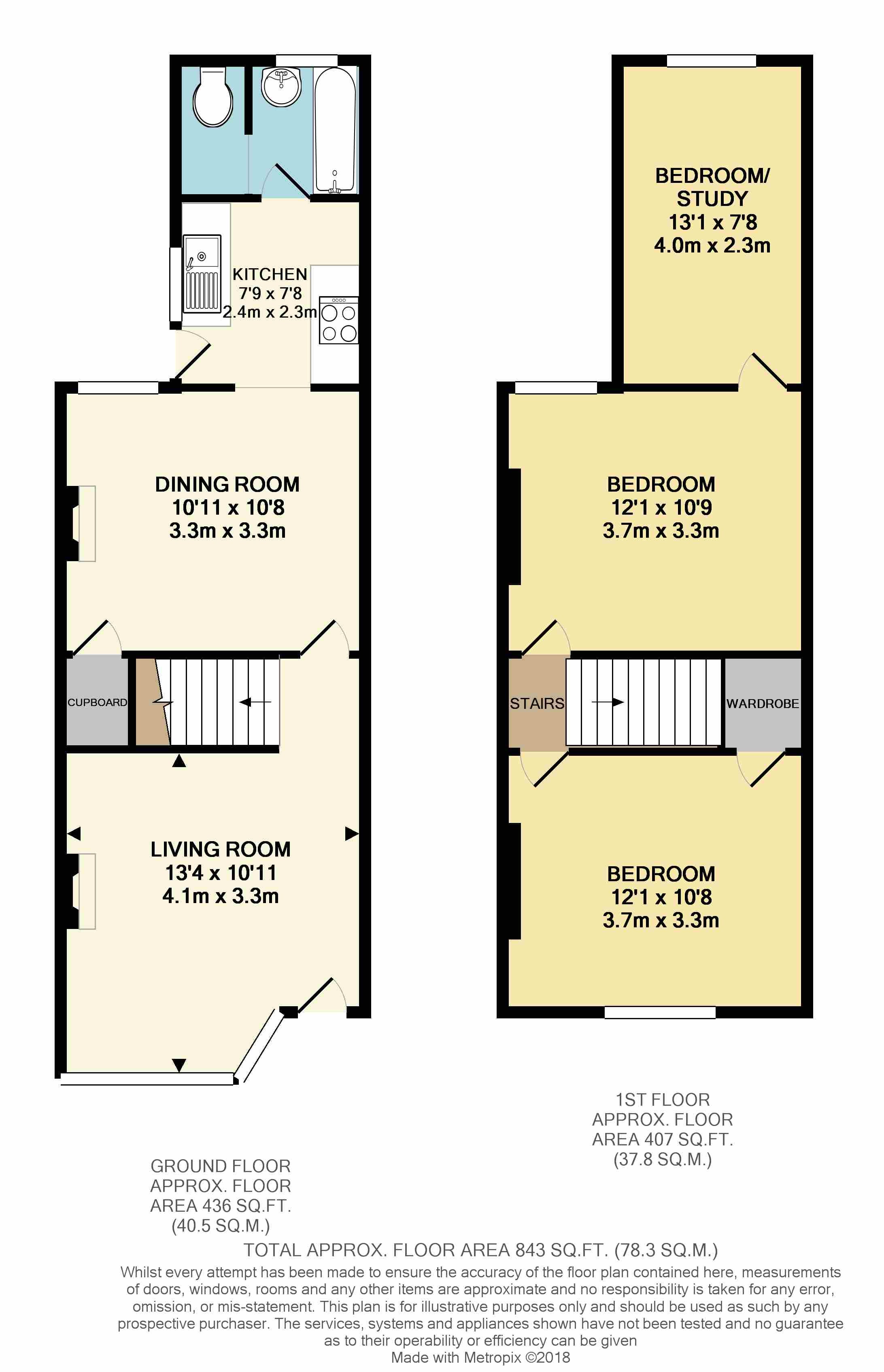 3 Bedrooms Terraced house to rent in Connaught Road, Reading RG30