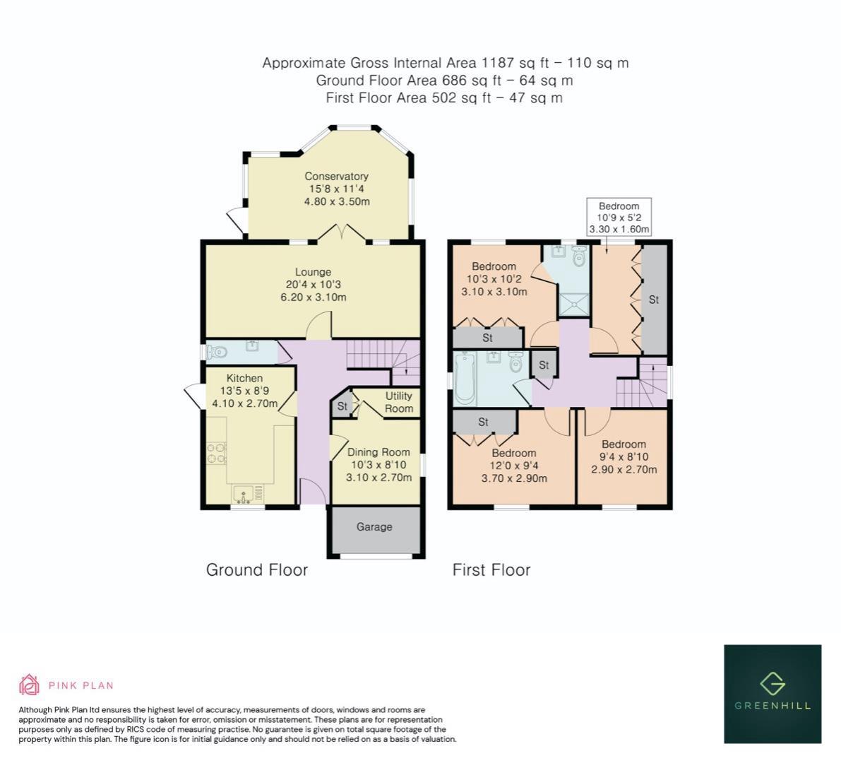 29, Martins Drive, Hertford floorplan