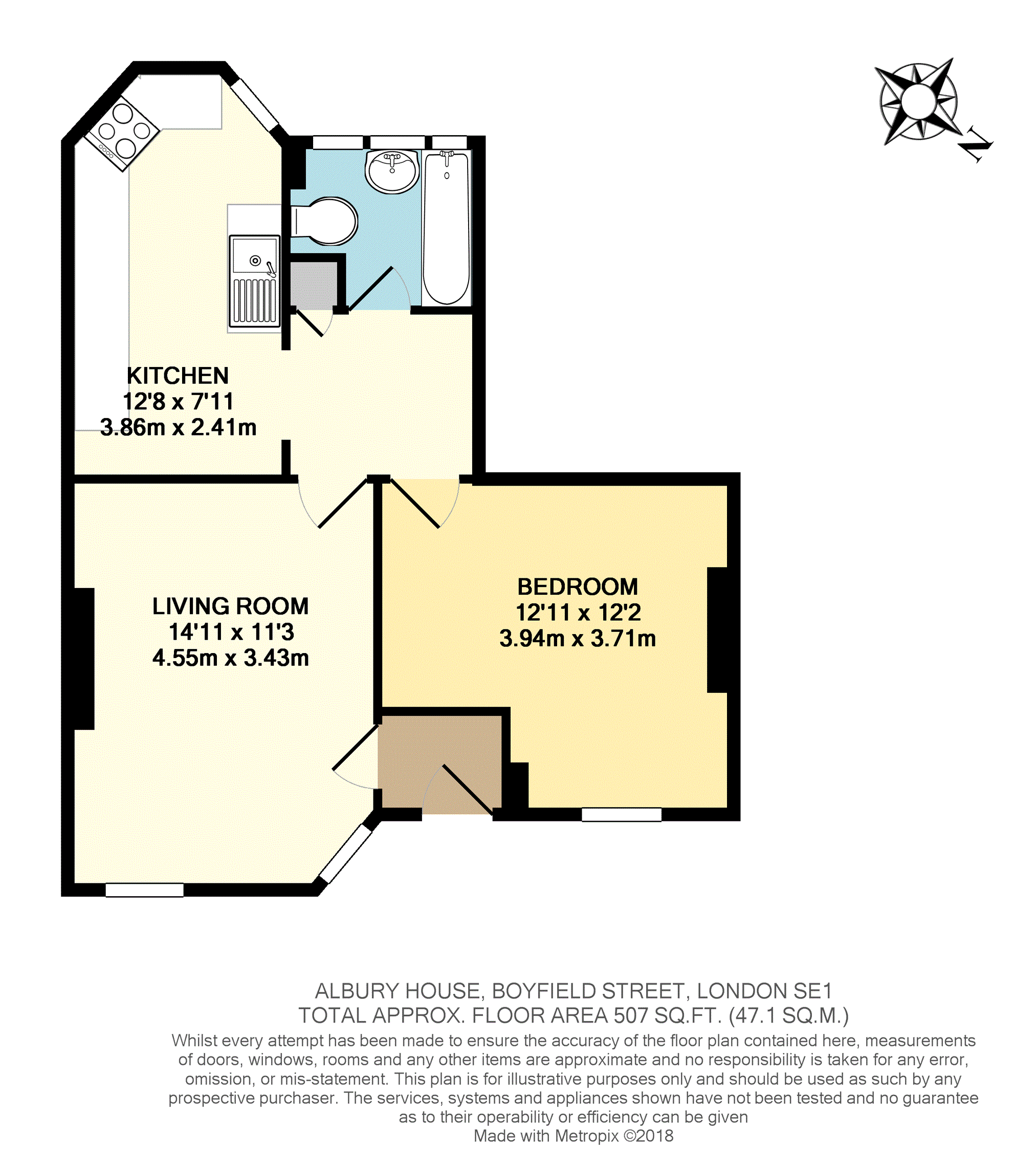 2 Bedrooms Flat for sale in Boyfield Street, Waterloo SE1
