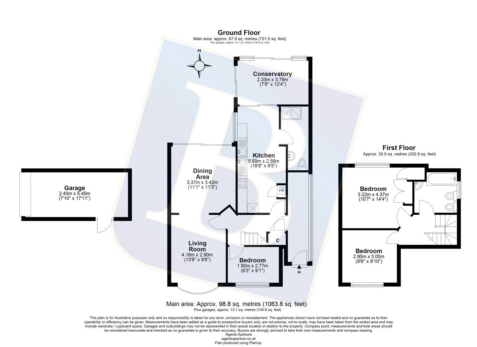 131, Hallford Way, Kent floorplan