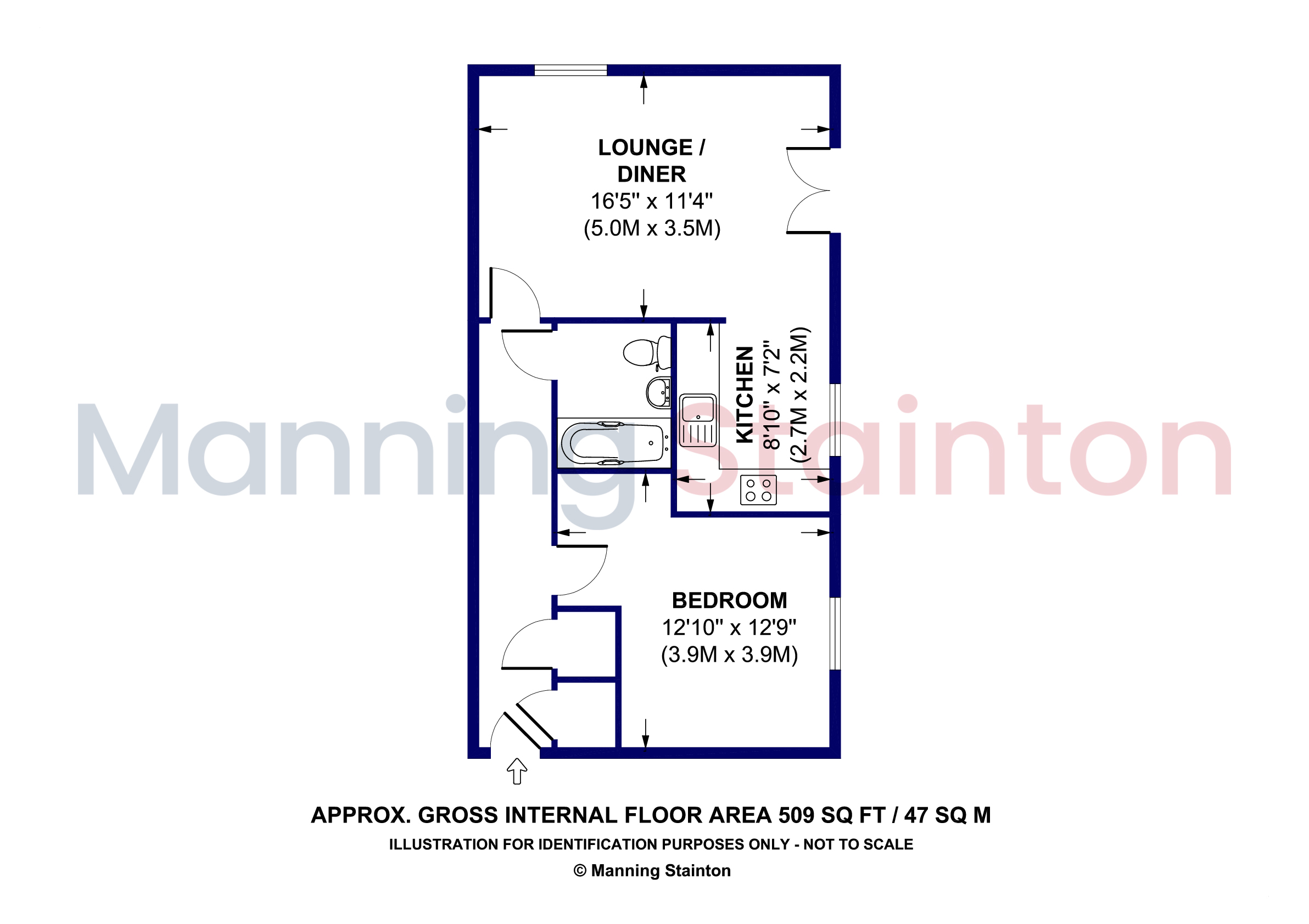 21, Escroft Court, Menston floorplan